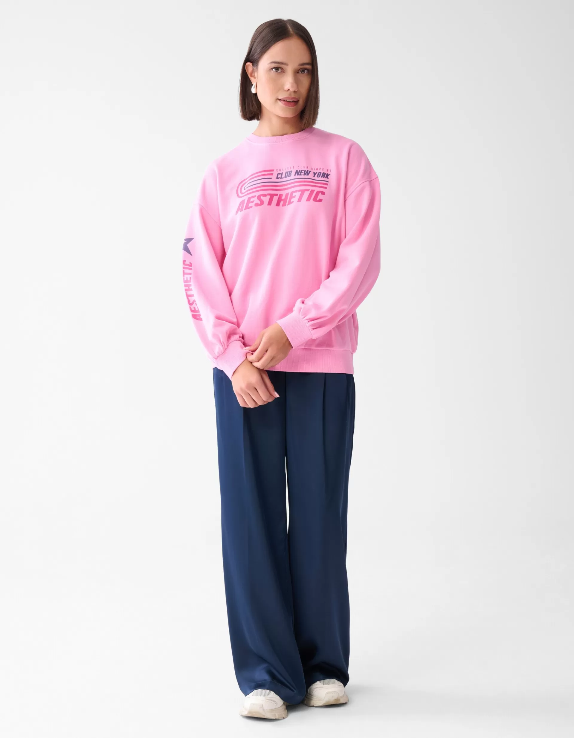 Artwork Sweater Roze>Shoeby Online