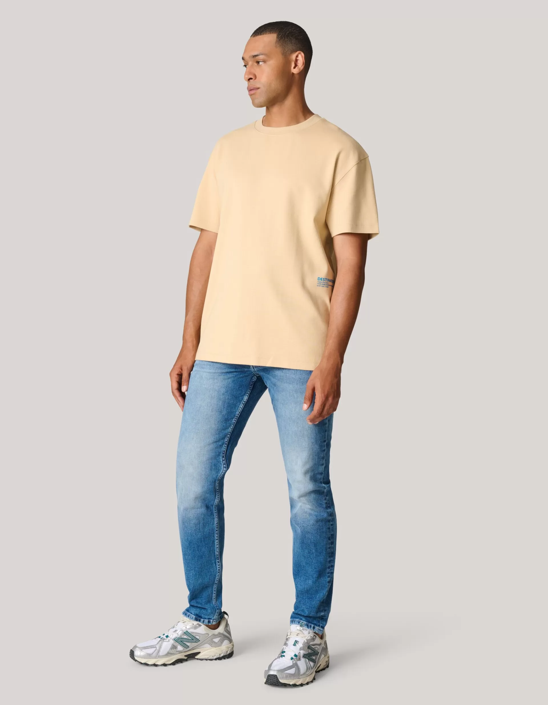 Basic T-shirt Zand>Shoeby Clearance