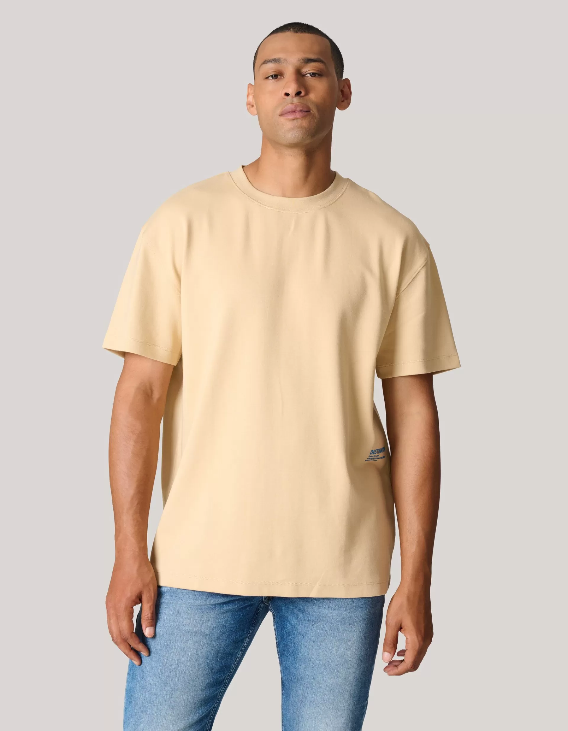 Basic T-shirt Zand>Shoeby Clearance