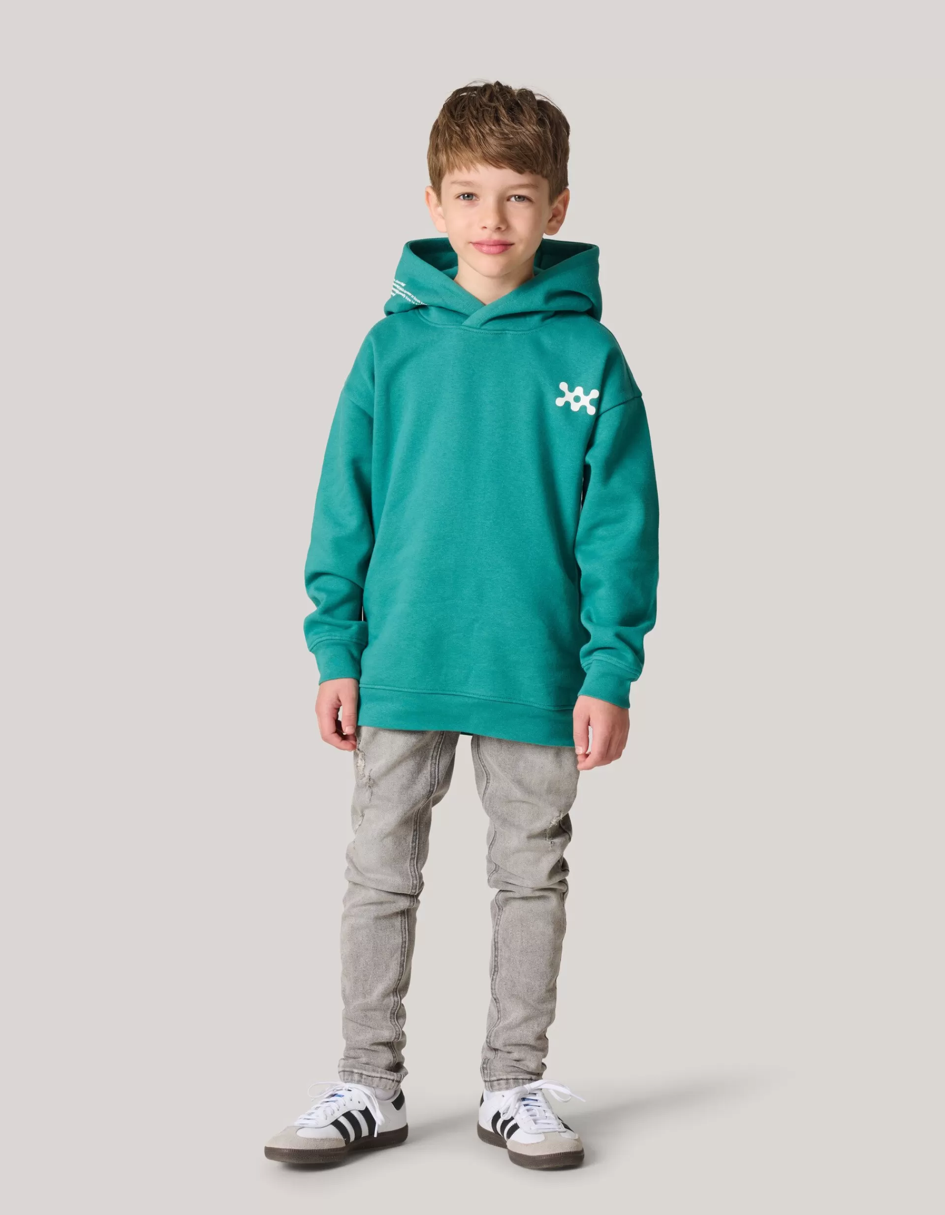 Basis Artwork Hoodie Groen>Shoeby Store