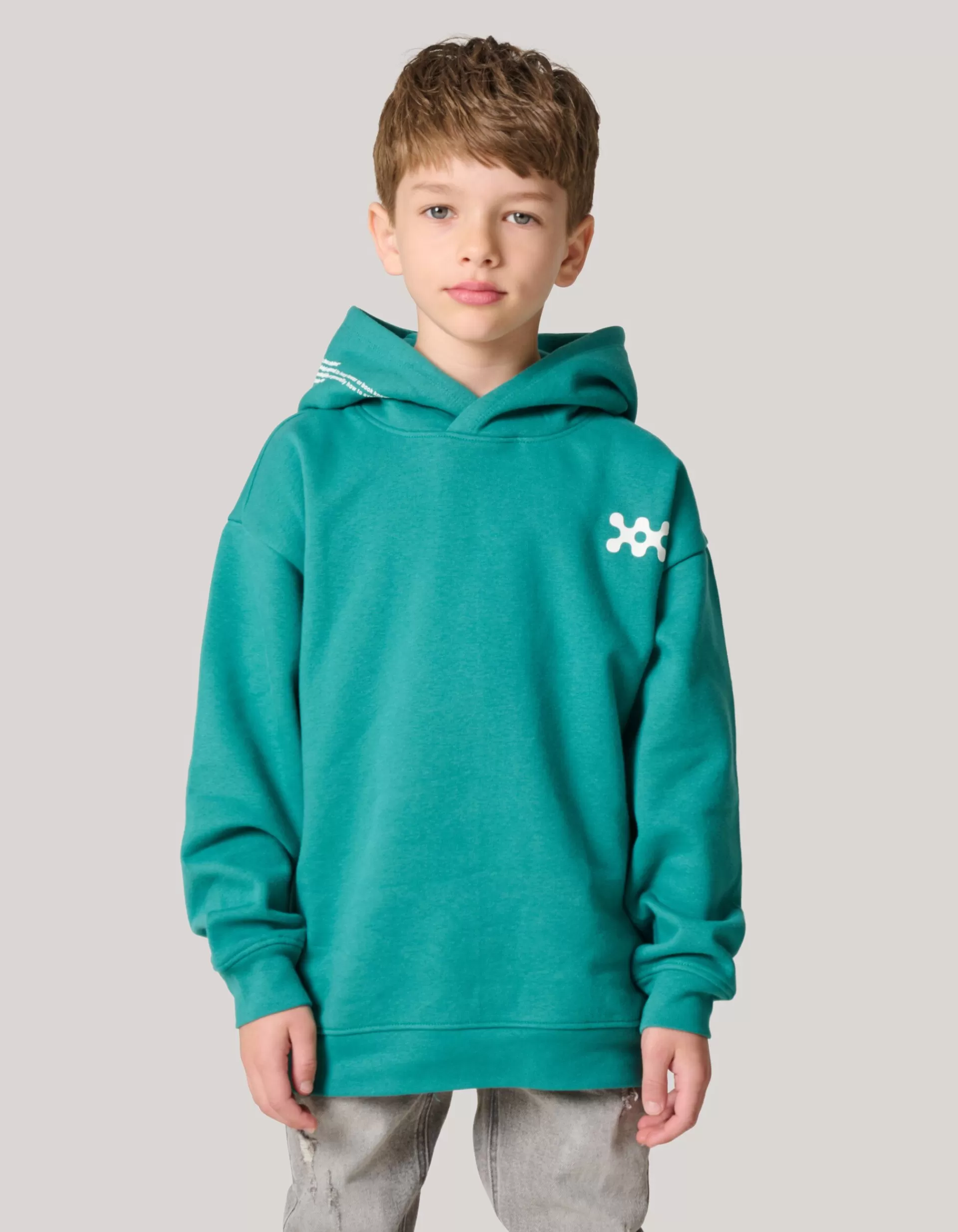 Basis Artwork Hoodie Groen>Shoeby Store