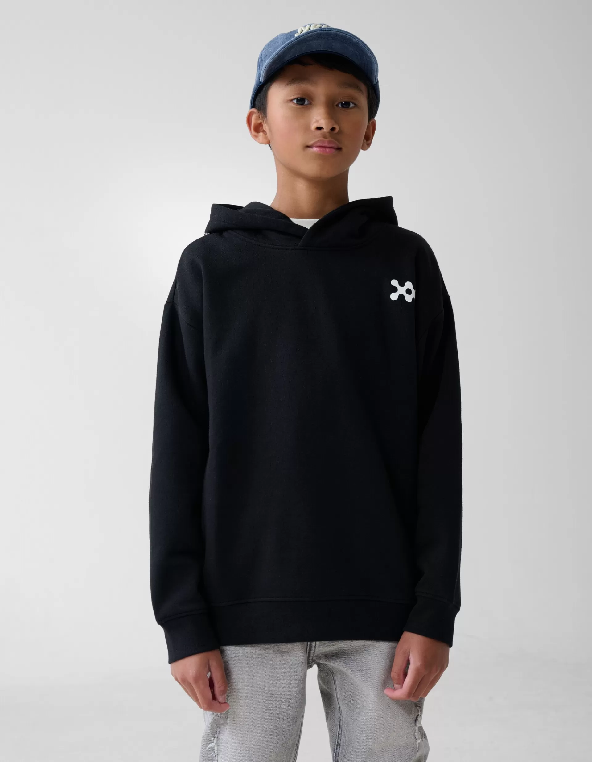 Basis Artwork Hoodie Zwart>Shoeby Outlet