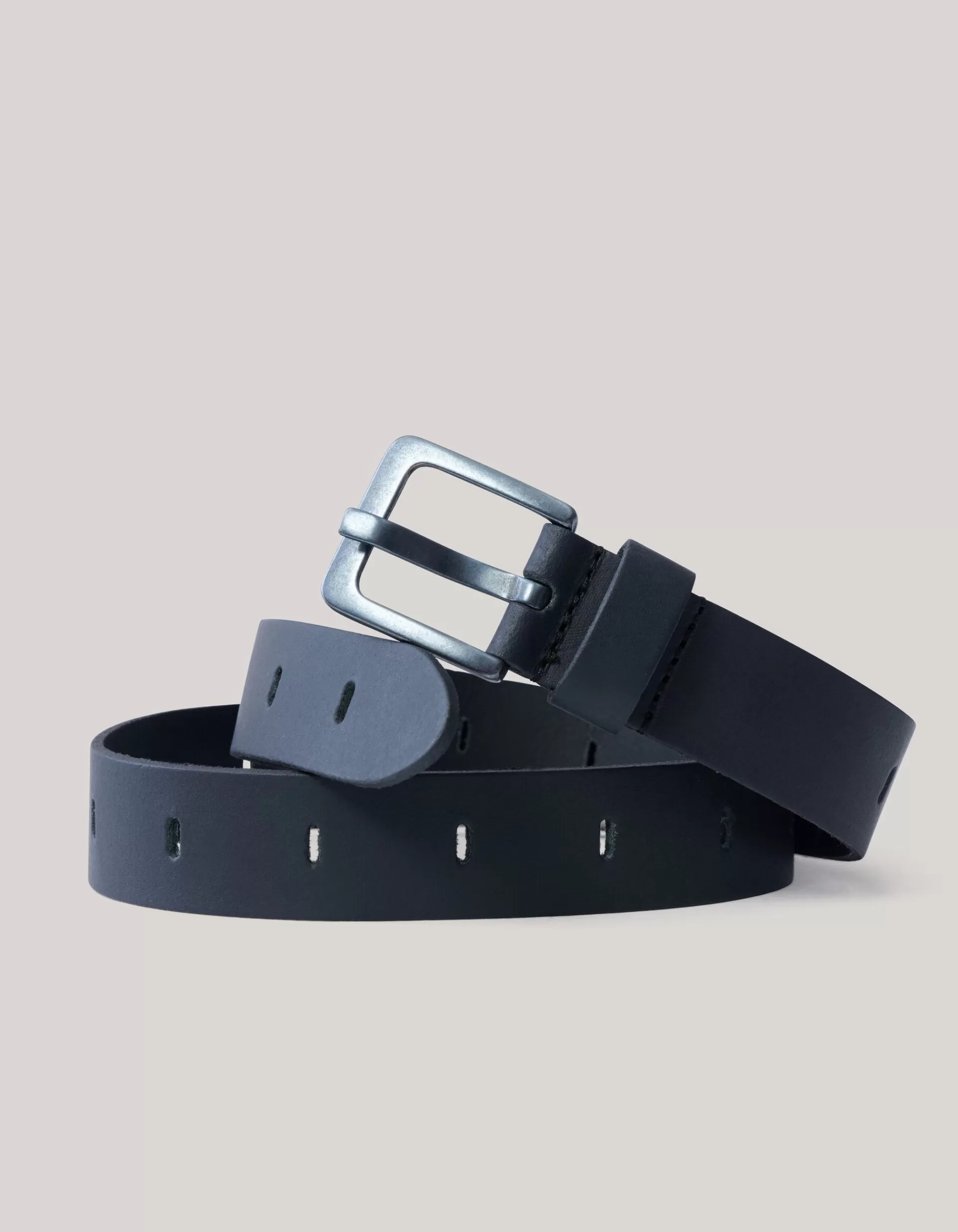 Basis Leren Riem Zwart>Shoeby Discount