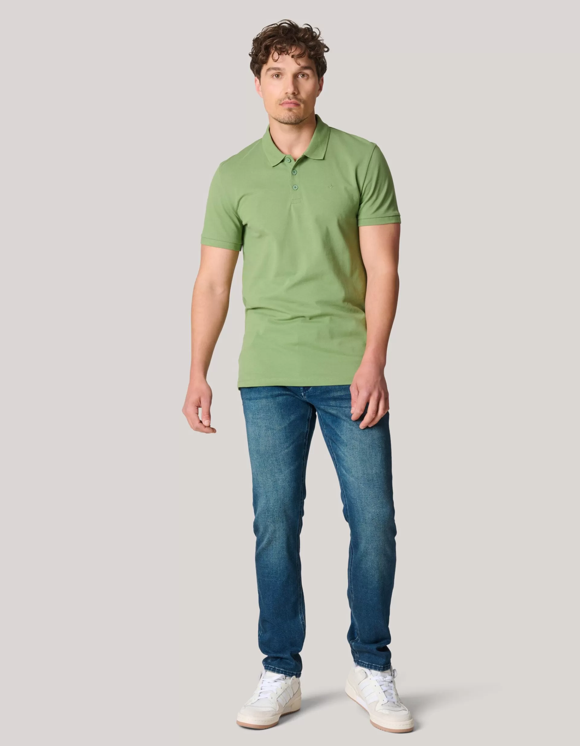 Basis Polo Groen>Shoeby Discount