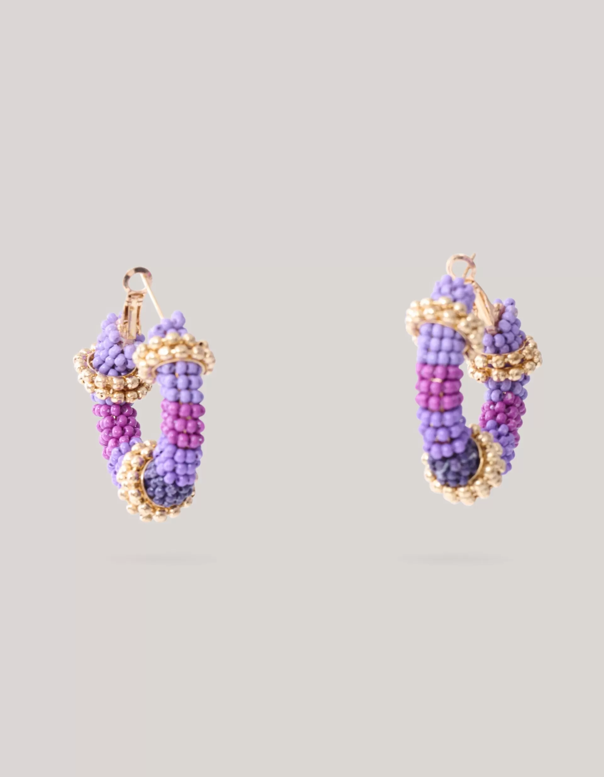 Beaded Oorbellen Paars>Shoeby Store