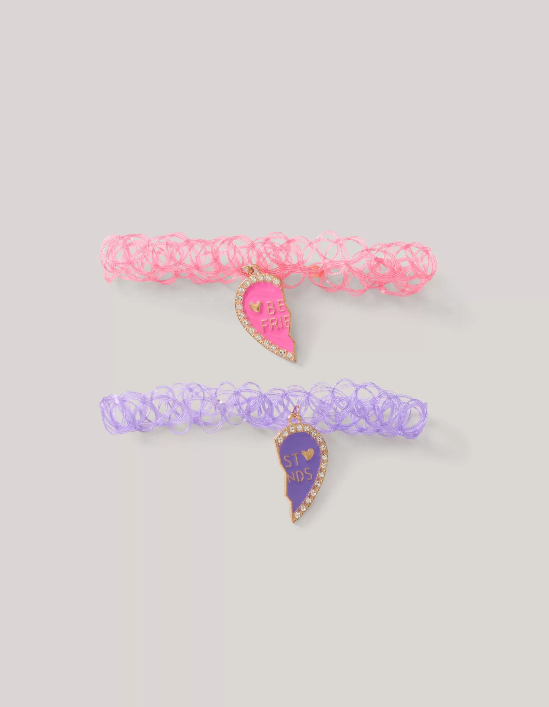 BFF Choker Set Roze/Paars>Shoeby New