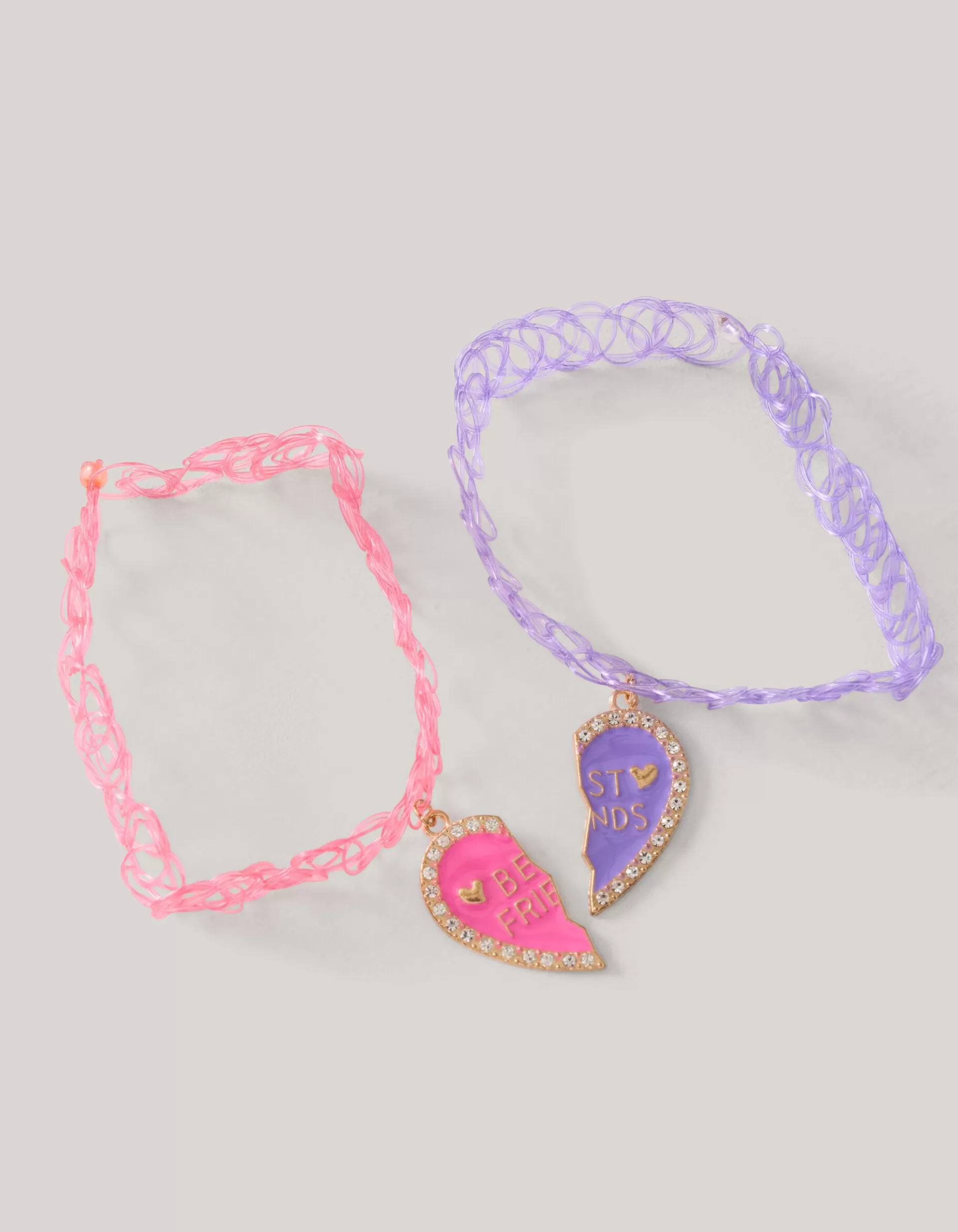 BFF Choker Set Roze/Paars>Shoeby New