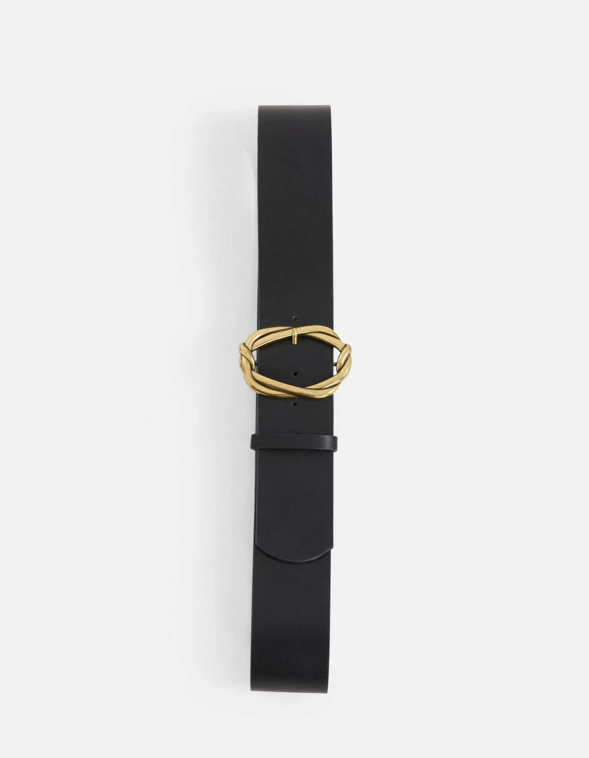 Braided Buckle Riem Zwart>Shoeby Shop