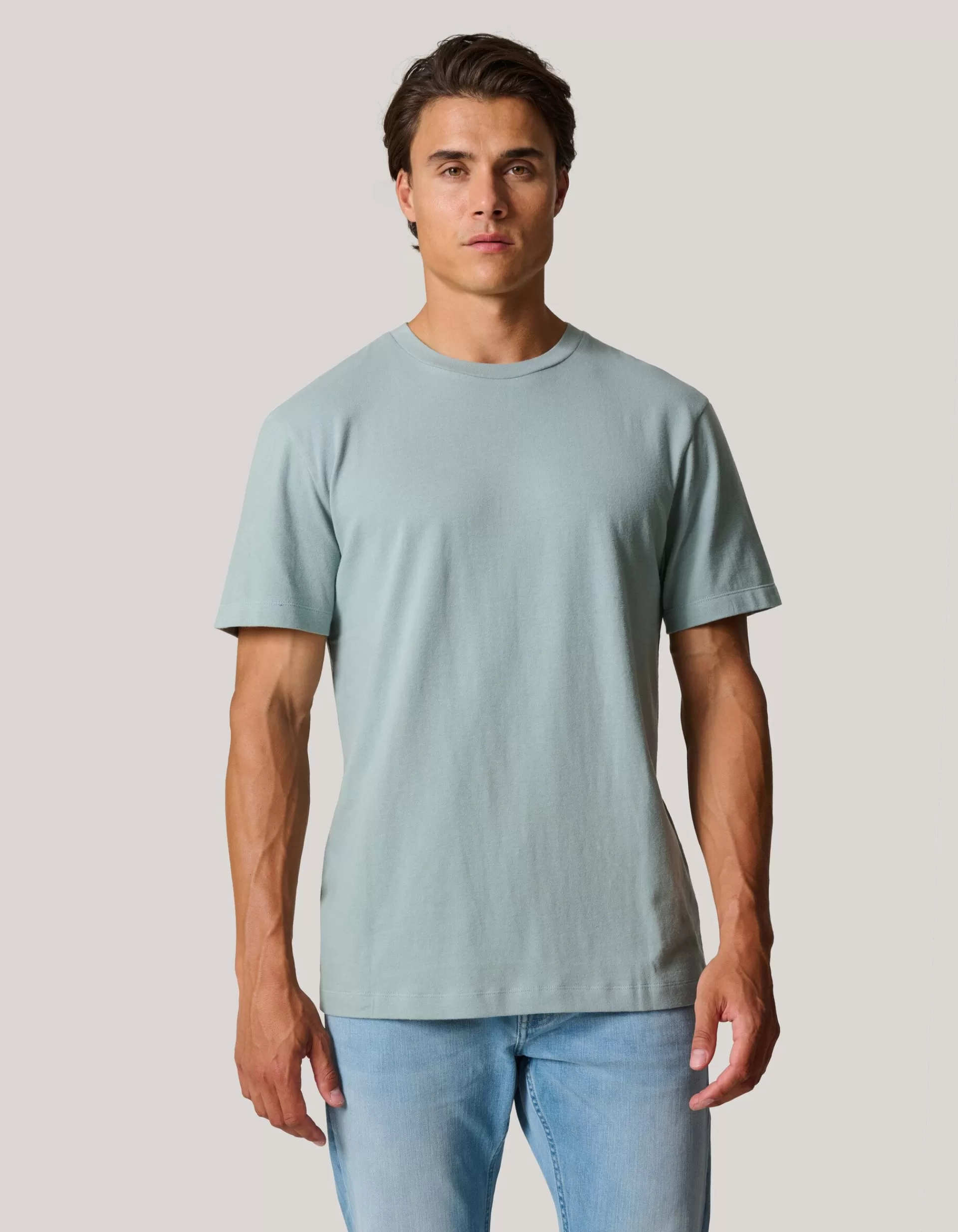 Brushed T-shirt Grijs>Shoeby Discount