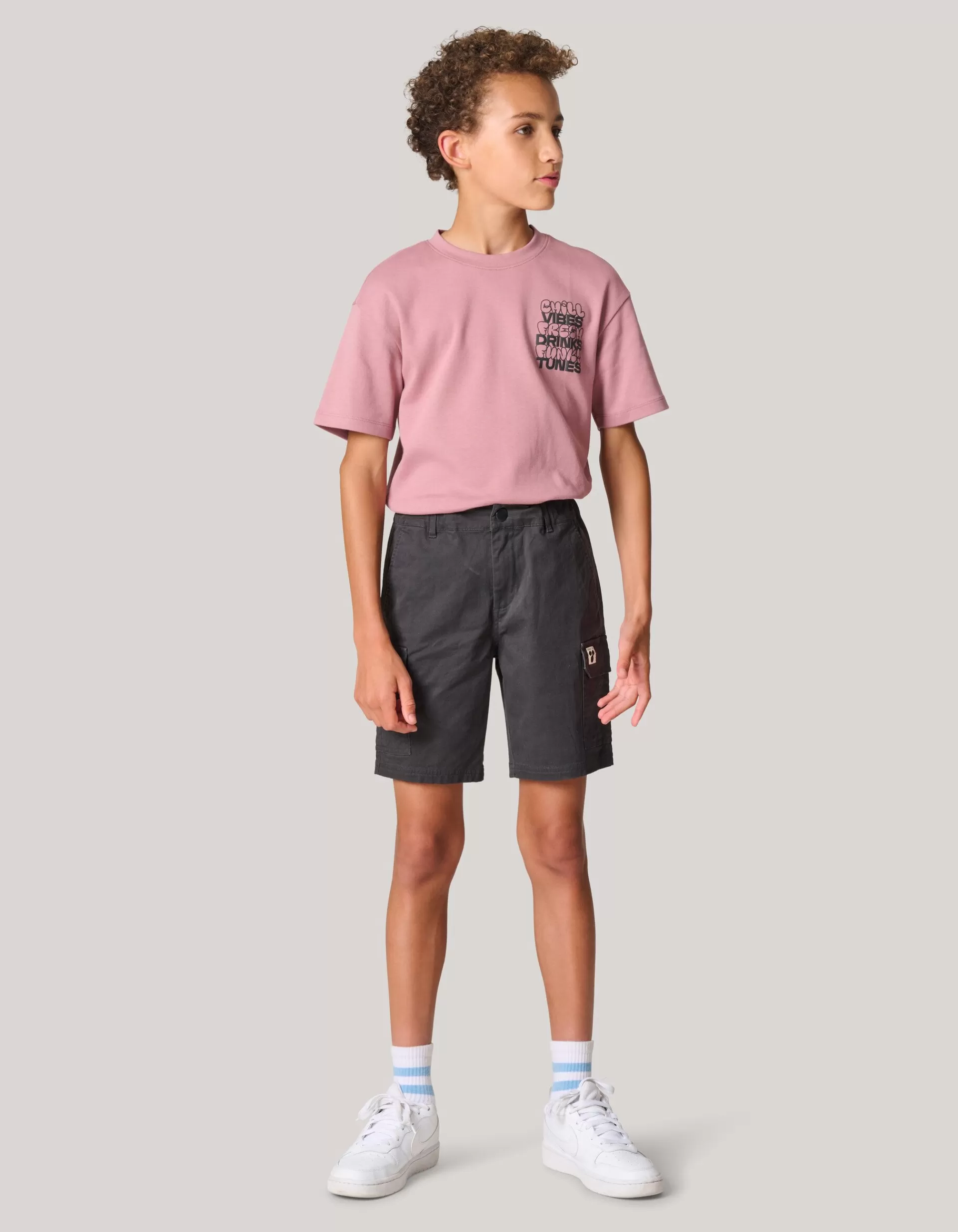 Cargo Short Donkergrijs>Shoeby Shop