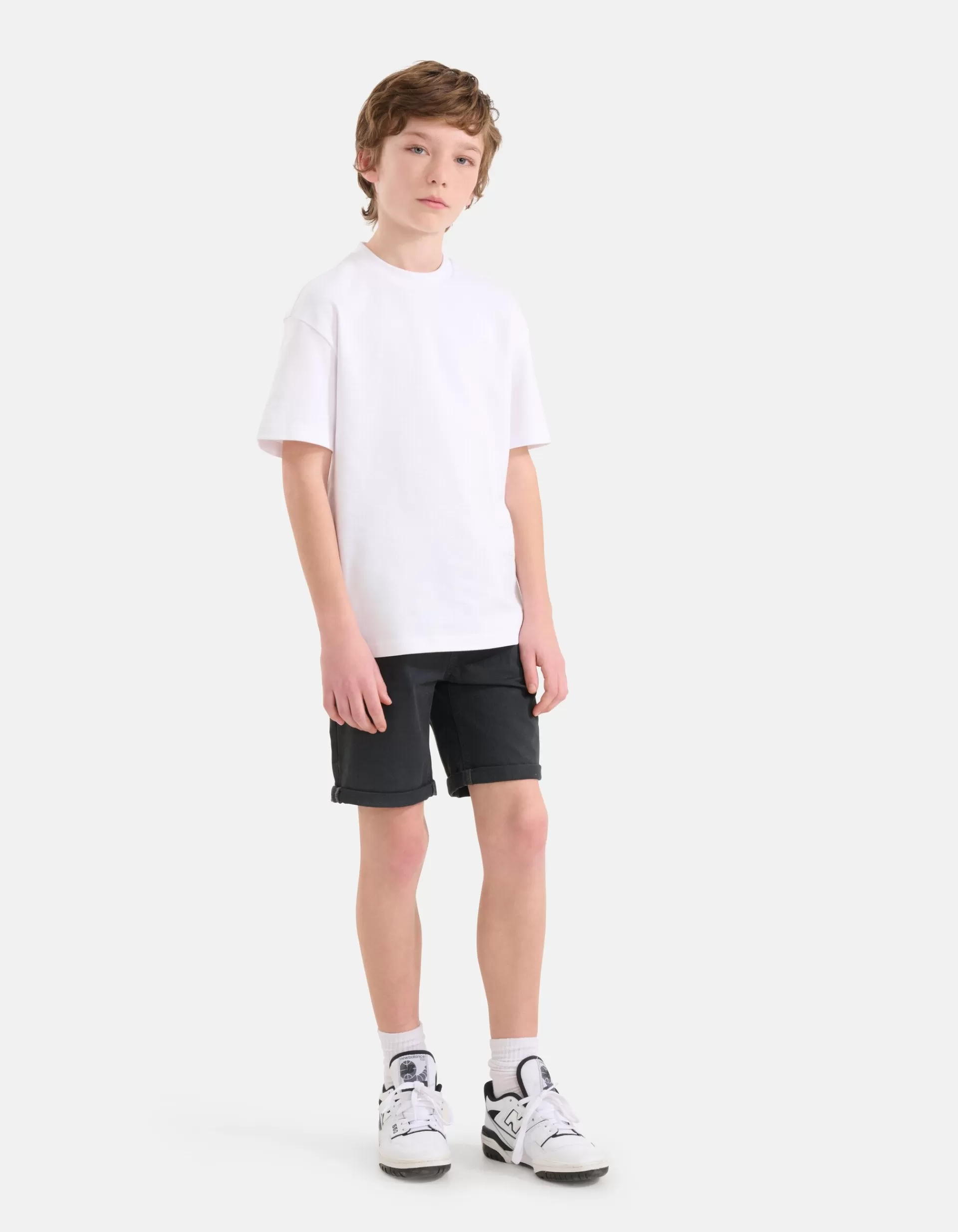 Casual Twill Short Donkergrijs>Shoeby Cheap