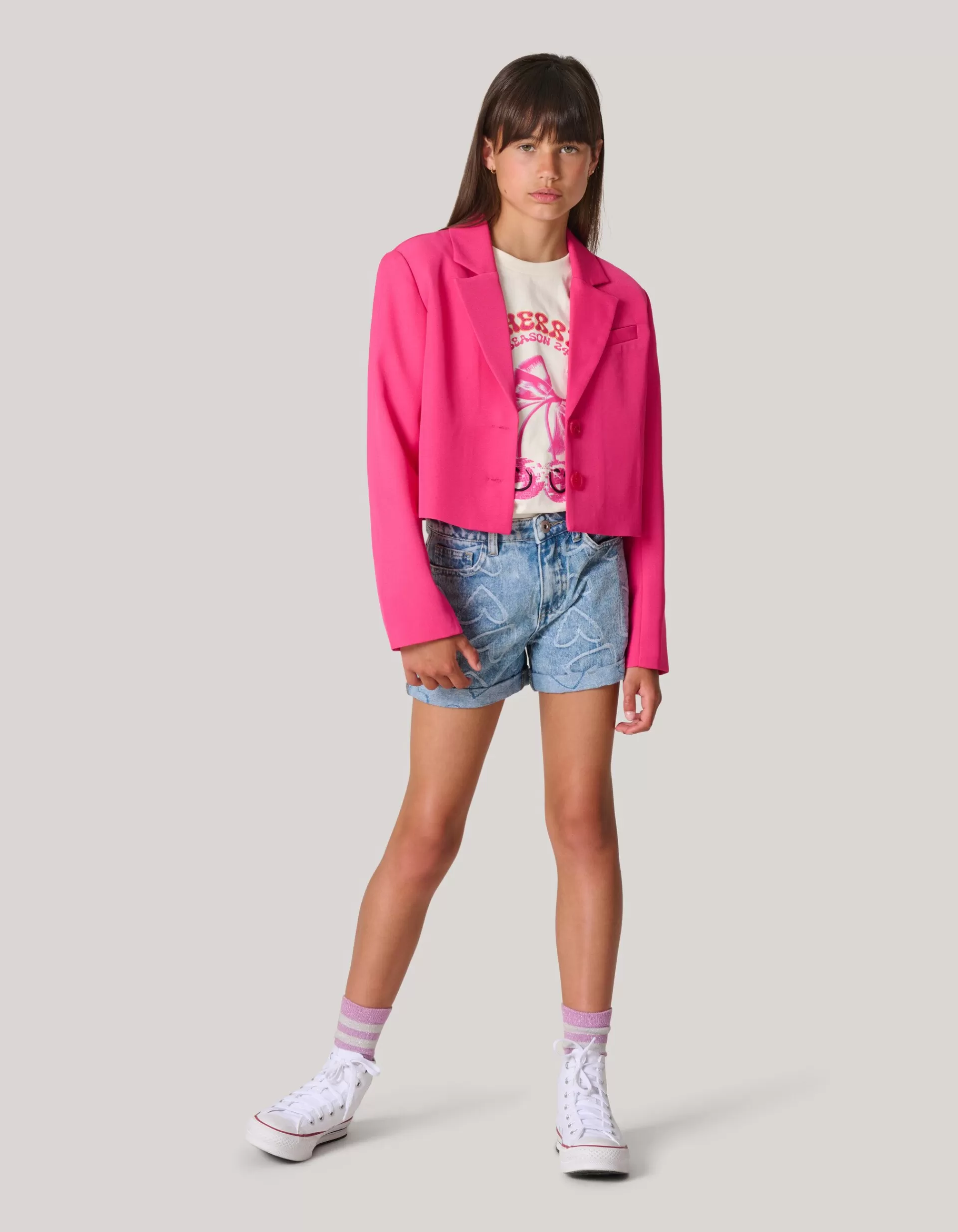 Cropped Blazer Roze>Shoeby Best