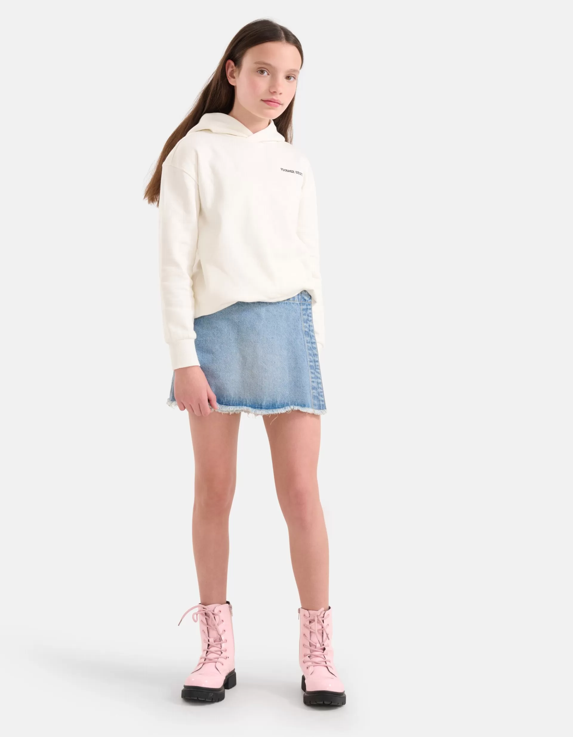 Denim Wrap Skort>Shoeby Shop