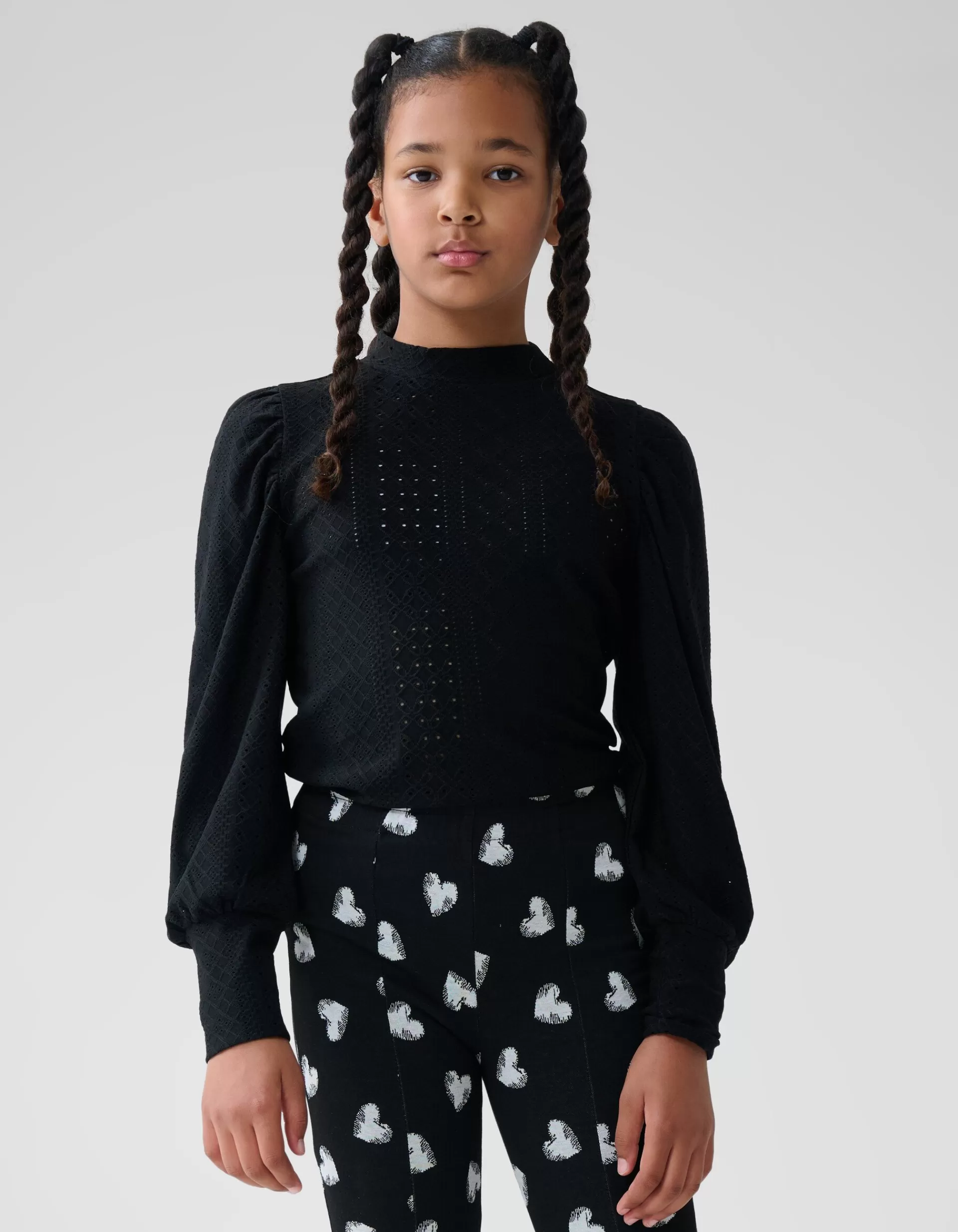 Embroidery Longsleeve Zwart>Shoeby Online