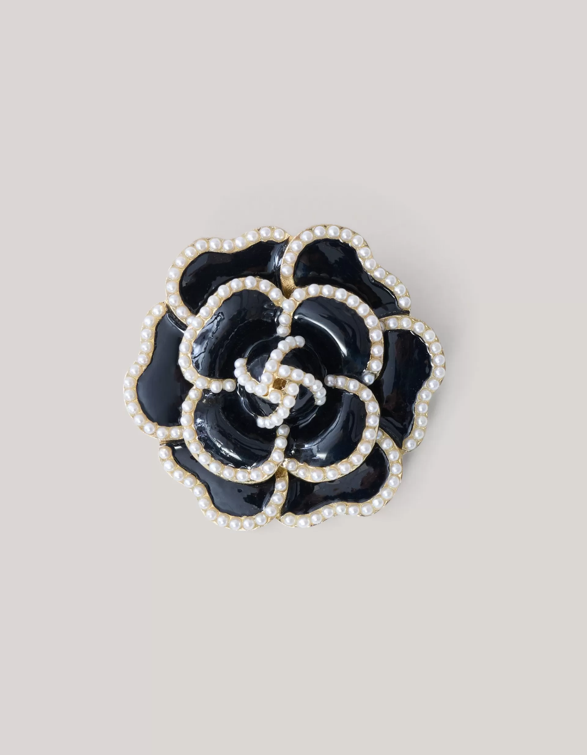 Fancy Bloem Broche Zwart>Shoeby Outlet