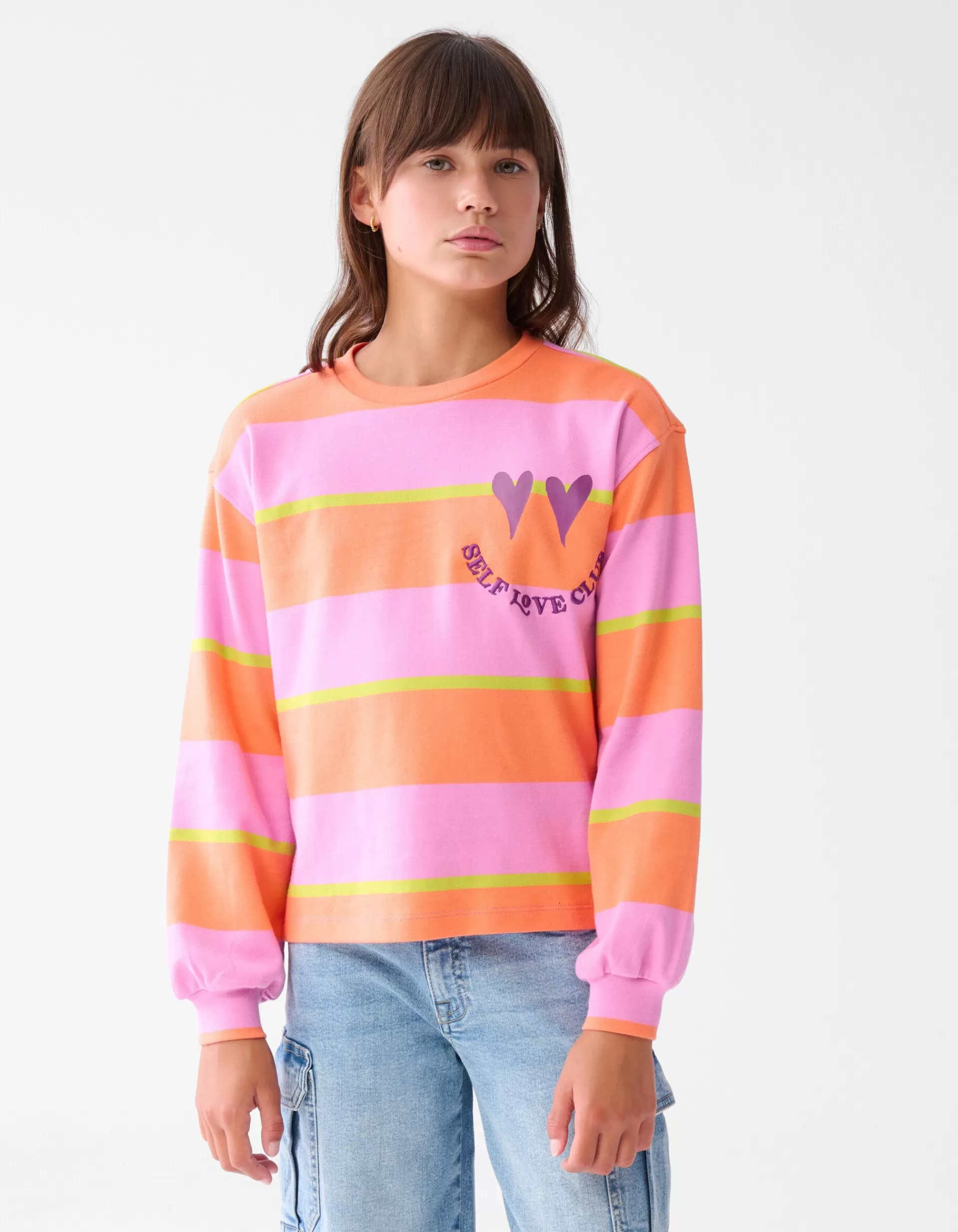 Gestreepte Longsleeve Roze>Shoeby Best Sale