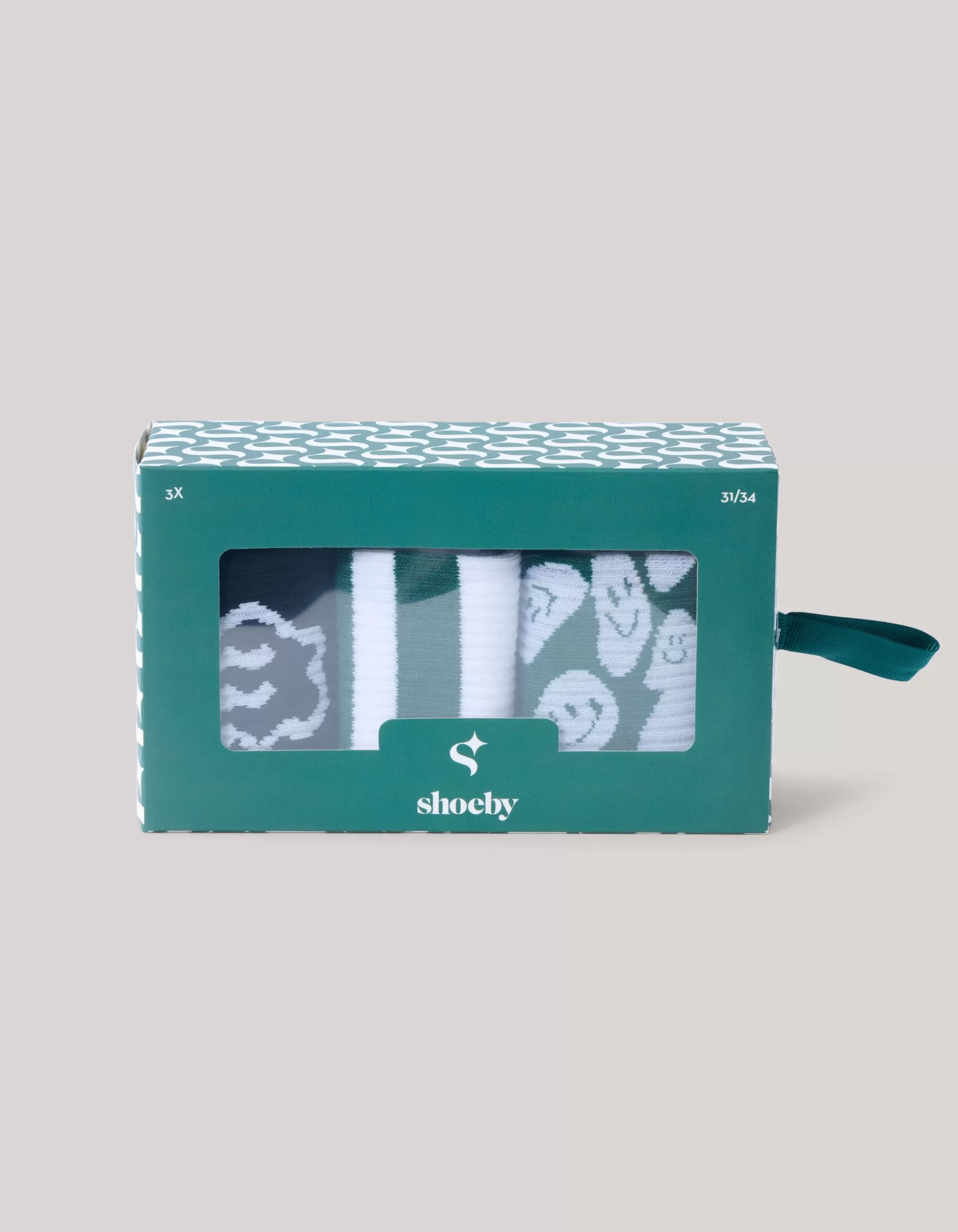 Giftbox Sokken Donkergroen>Shoeby Online