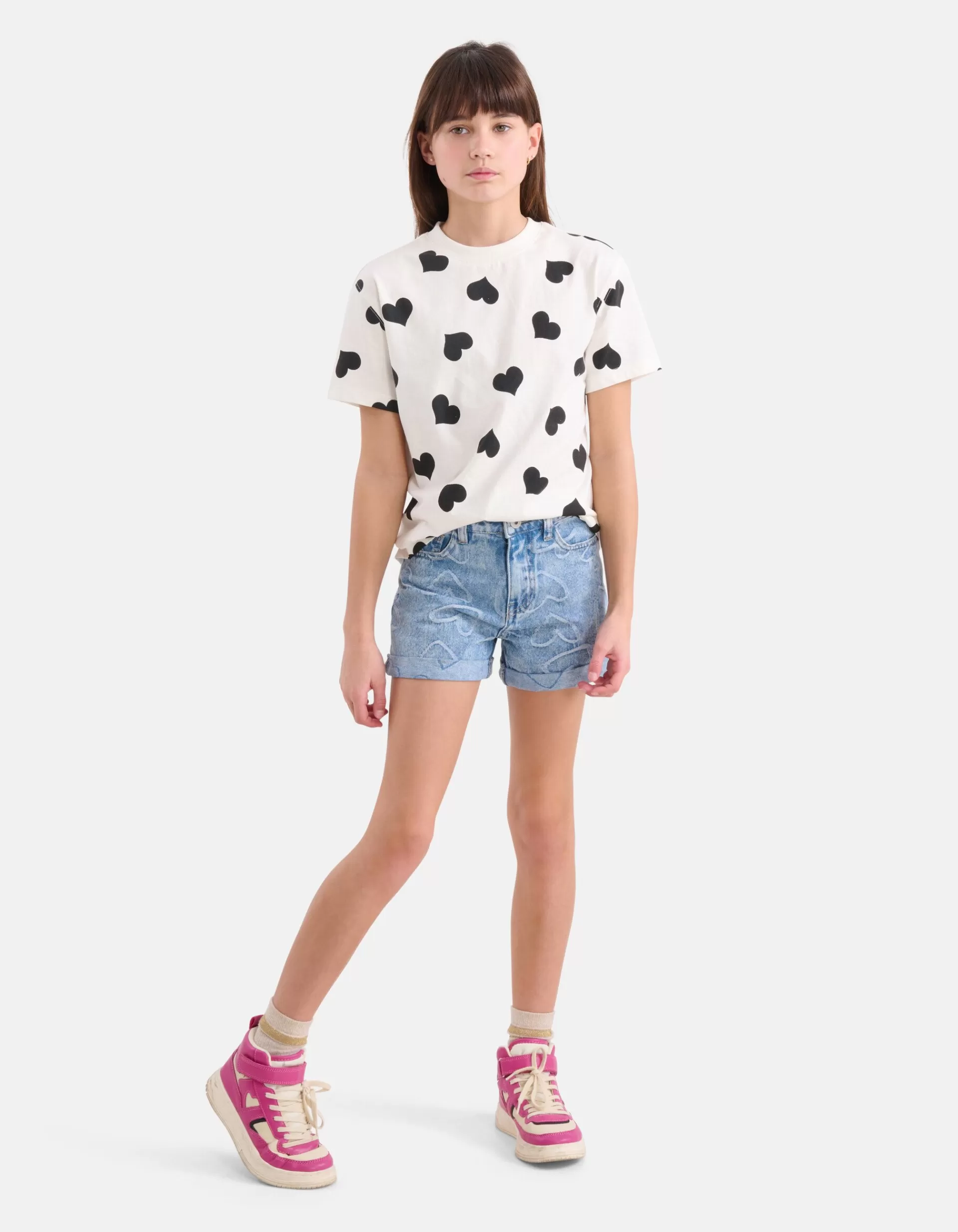 Heart Denim Short>Shoeby Discount