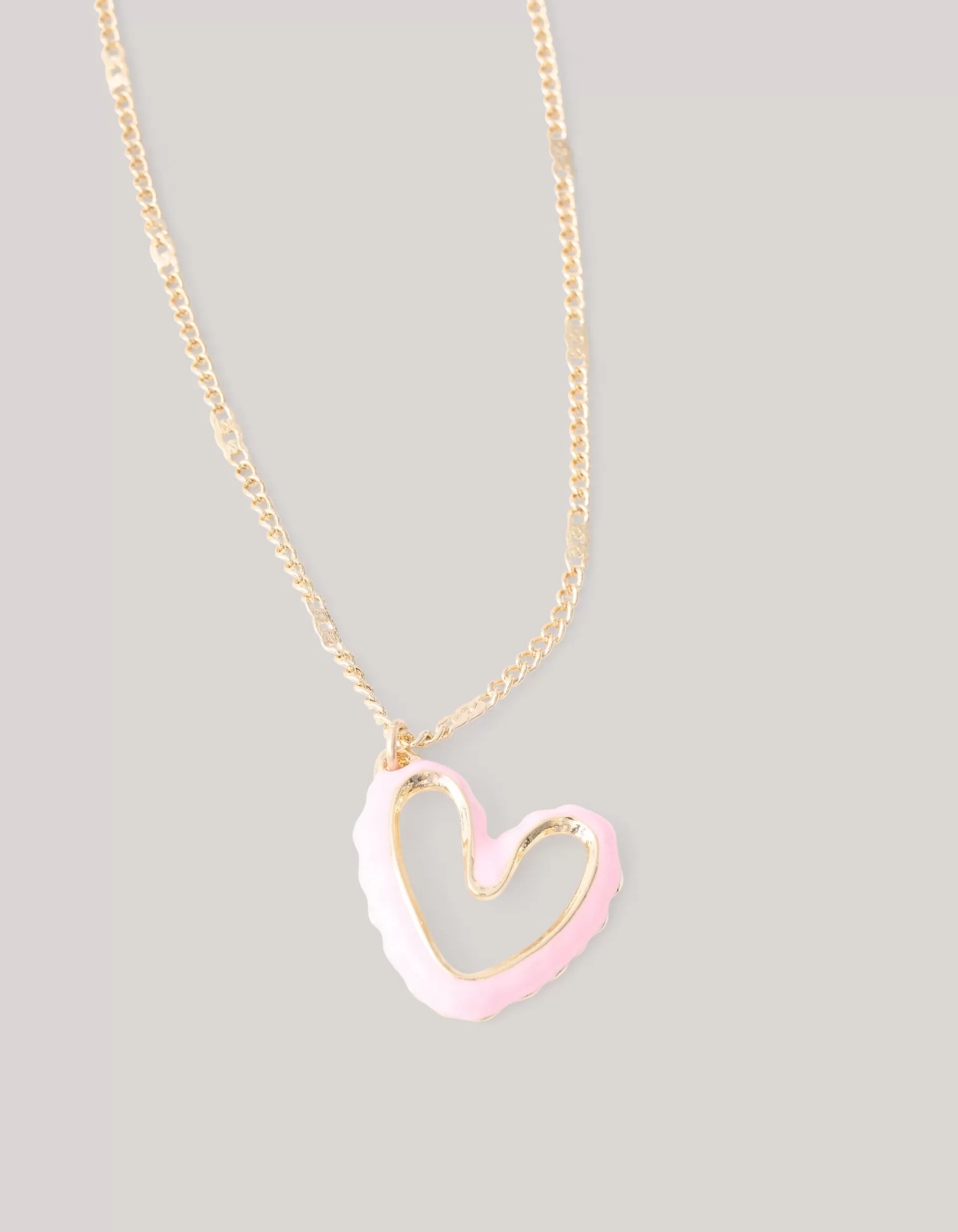 Heart Ketting Lichtroze>Shoeby Clearance