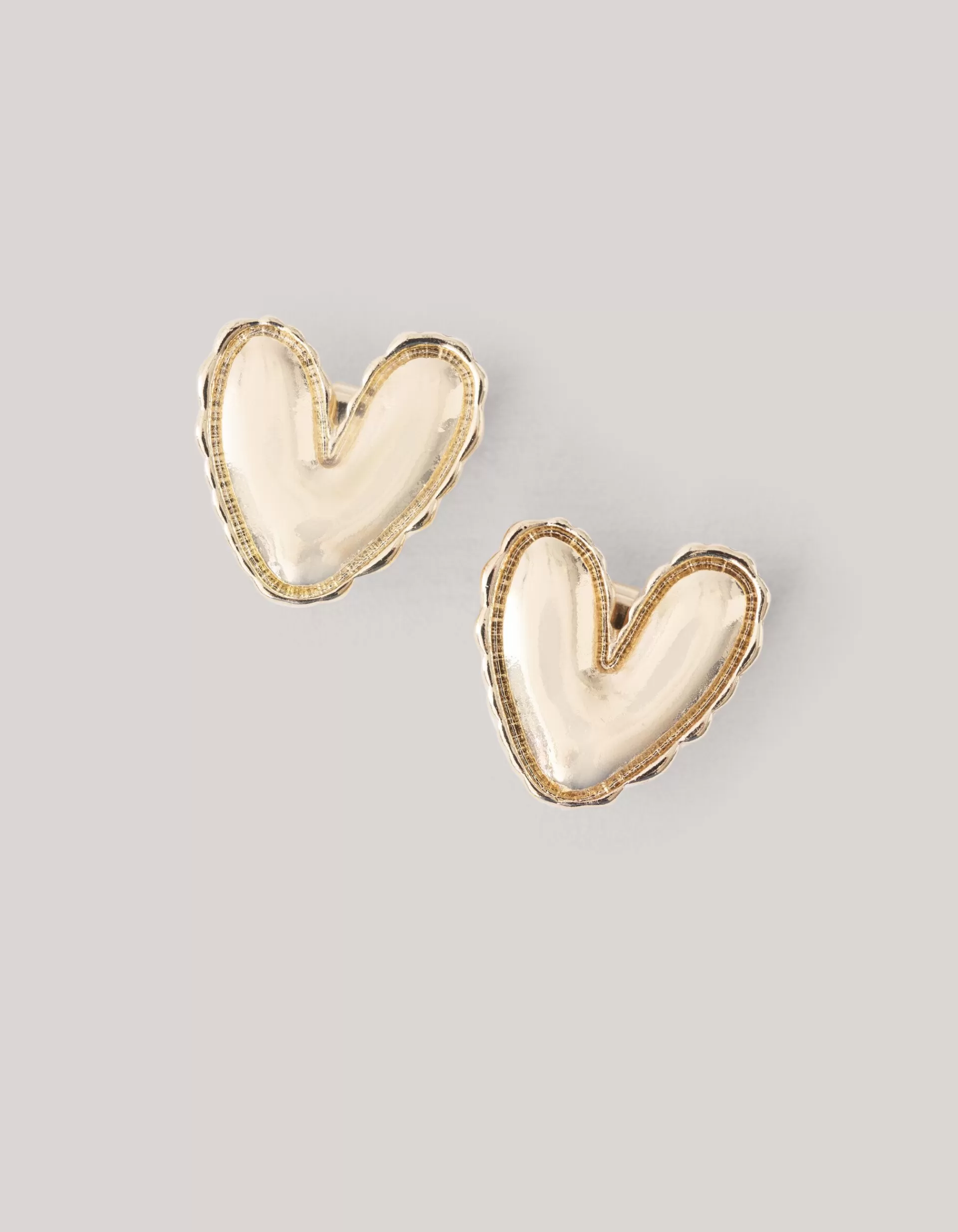 Heart Knopen Clips Goud>Shoeby Shop