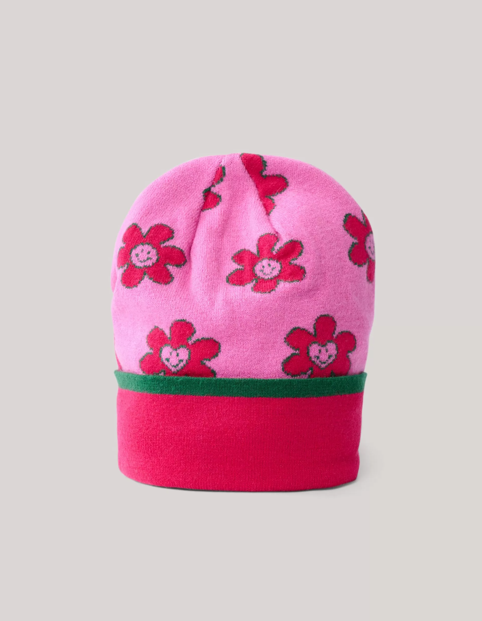 Jacquard Beanie Roze>Shoeby New