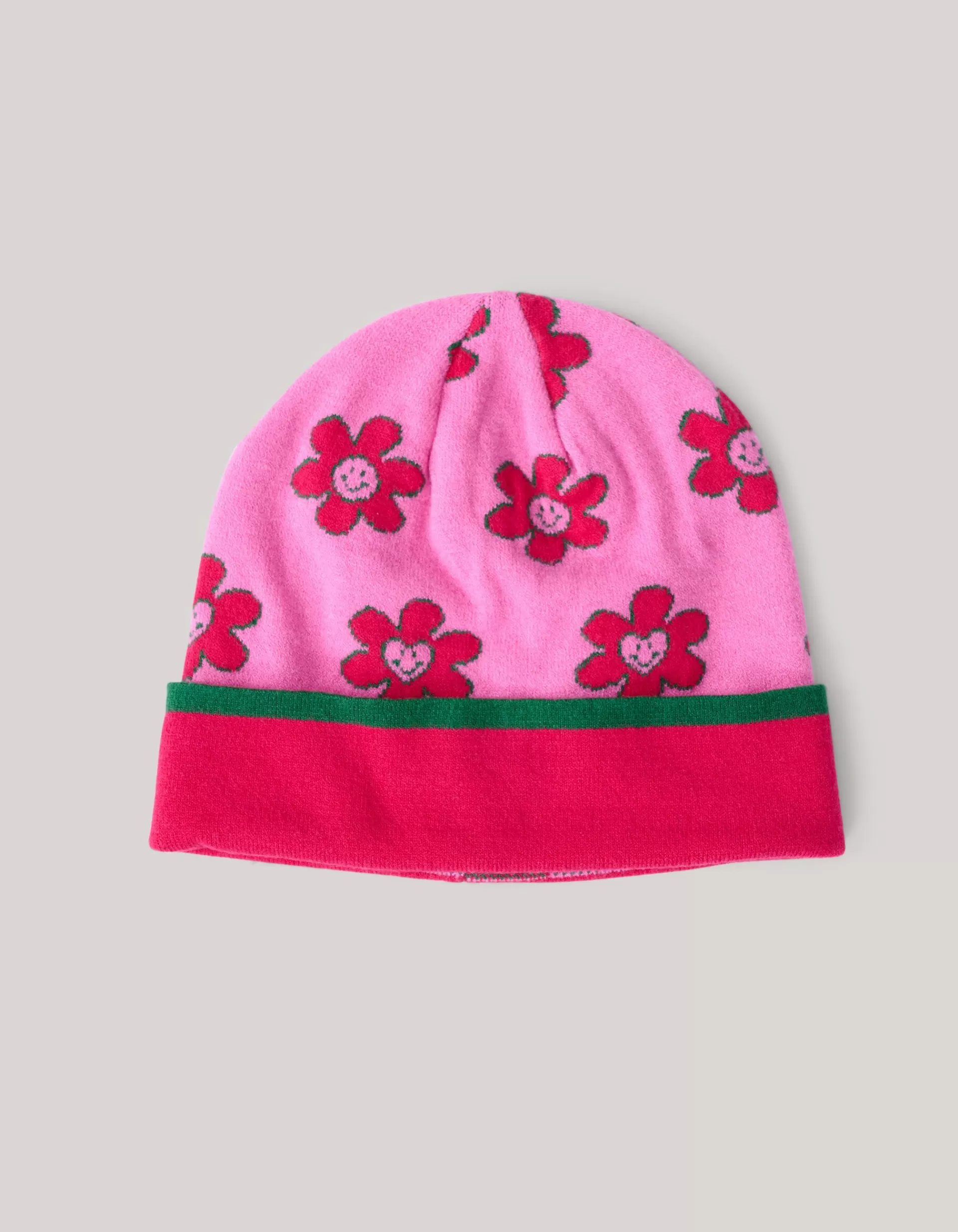 Jacquard Beanie Roze>Shoeby New