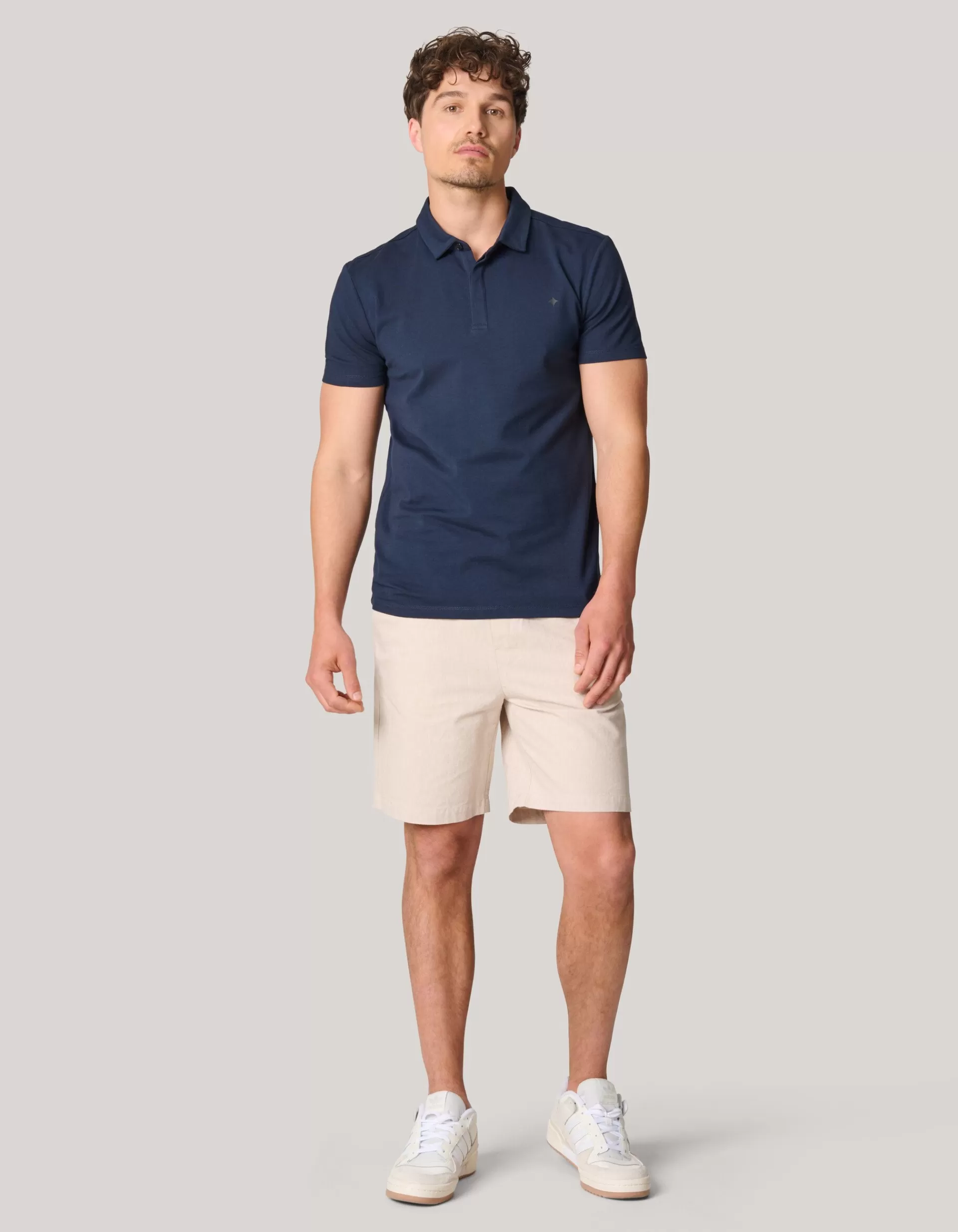 Jersey Polo Donkerblauw>Shoeby Outlet