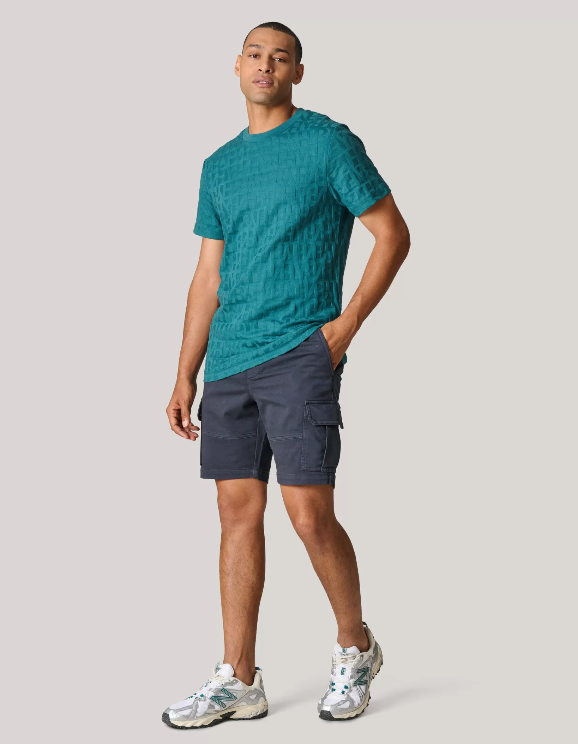 Jog Cargo Short Donkergrijs>Shoeby Discount