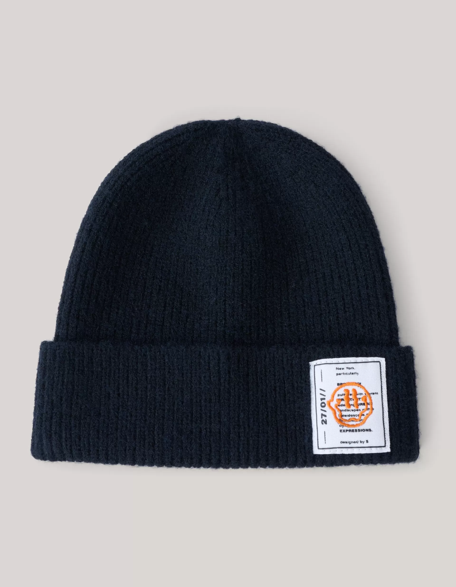 Label Beanie Zwart>Shoeby Fashion