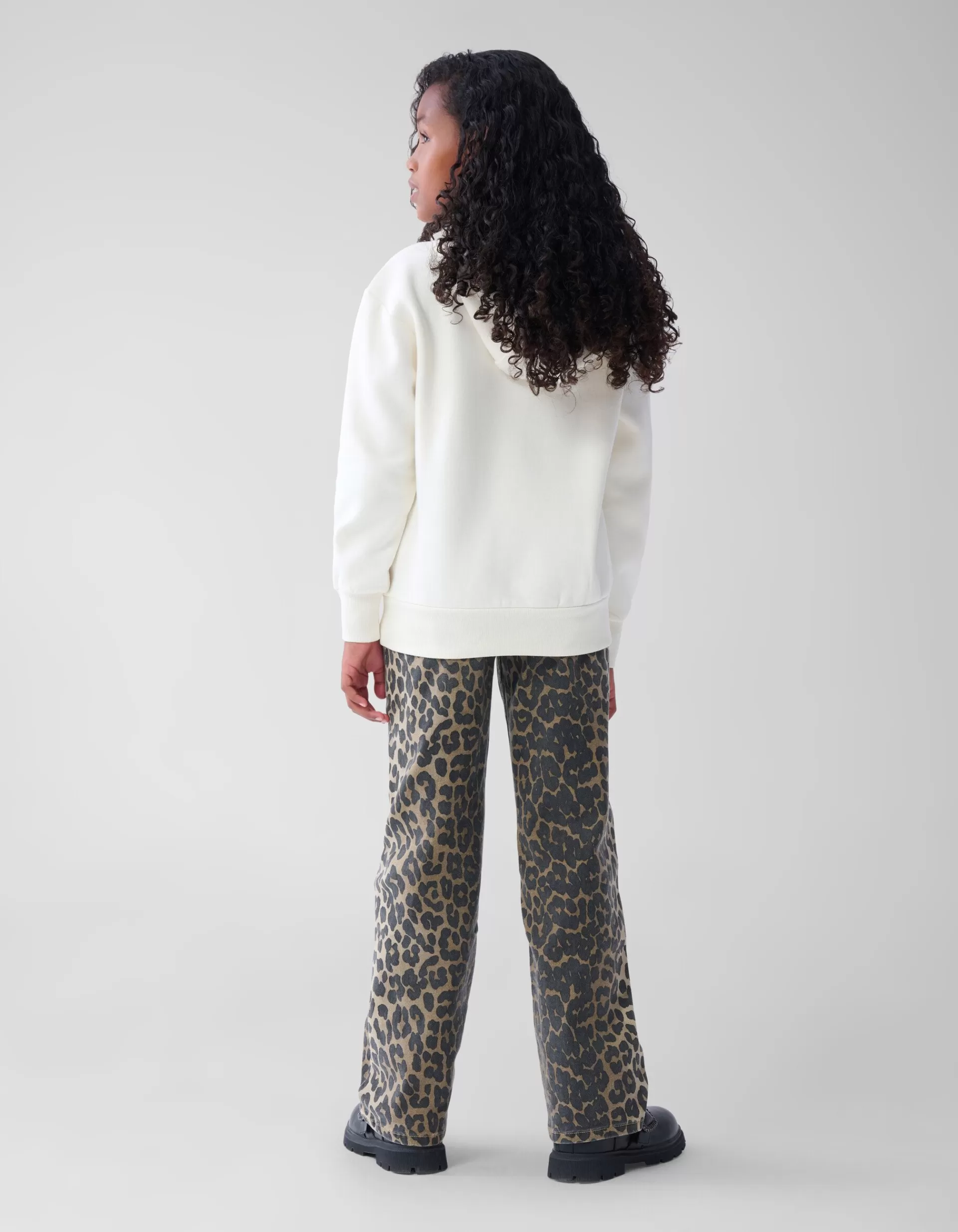 Leopard Straight Fit Jeans Bruin>Shoeby Hot