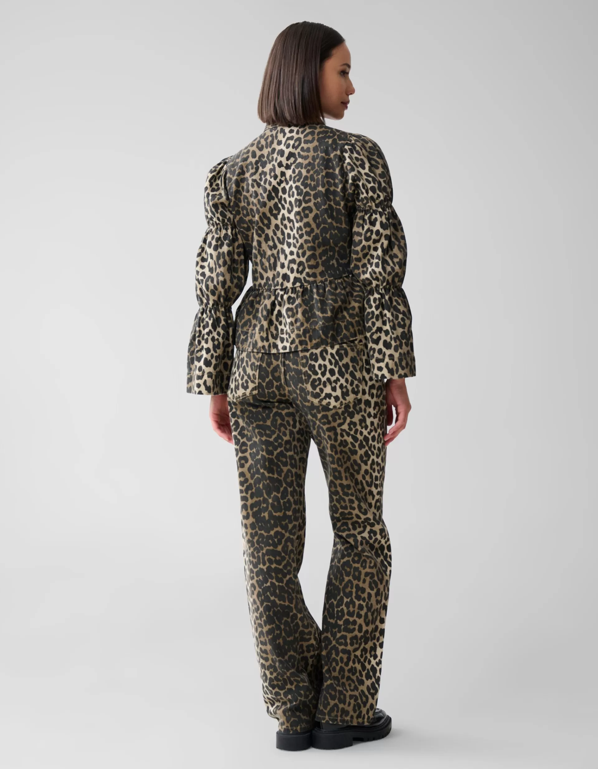 Leopard Strik Top Bruin>Shoeby Discount