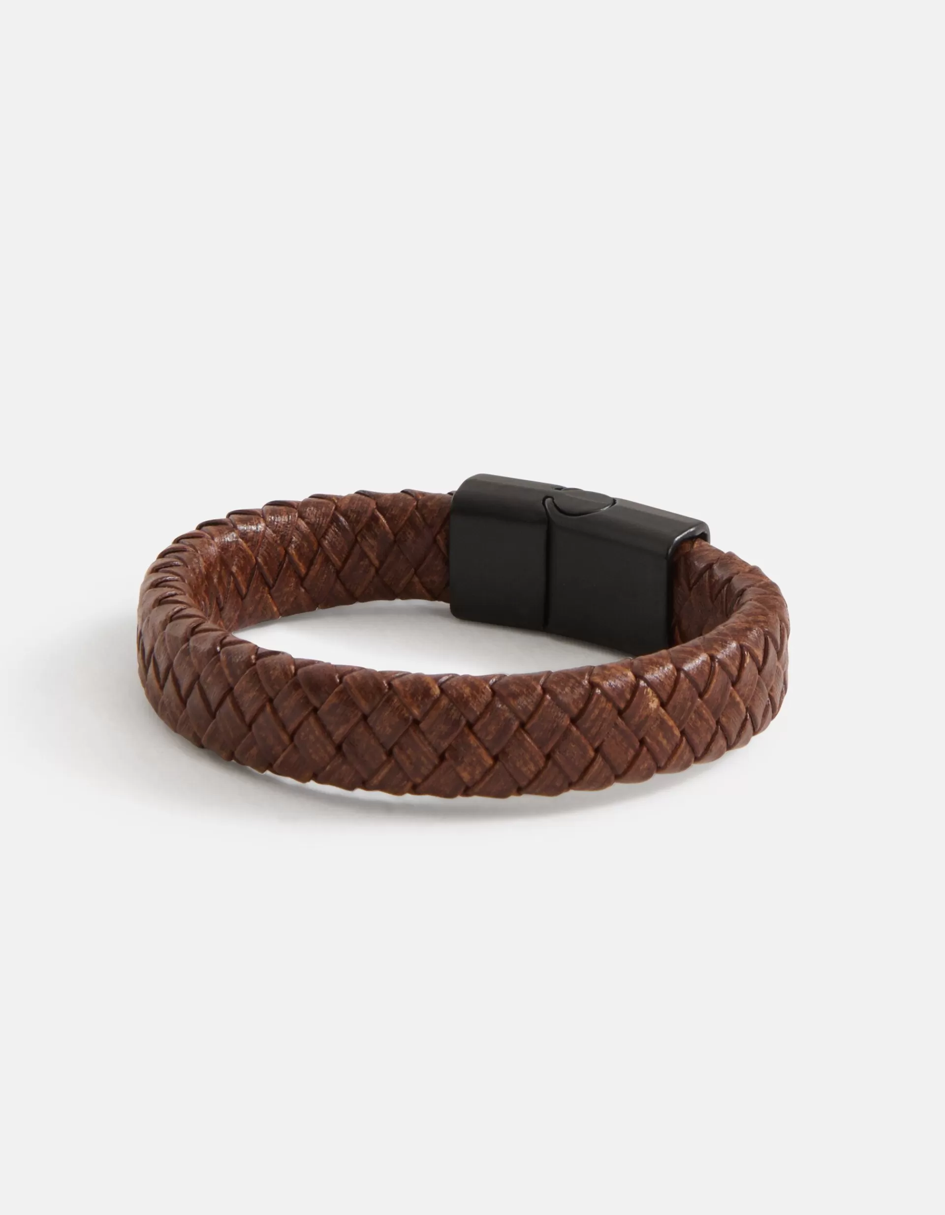 Leren Armband Donkerbruin>Shoeby Fashion