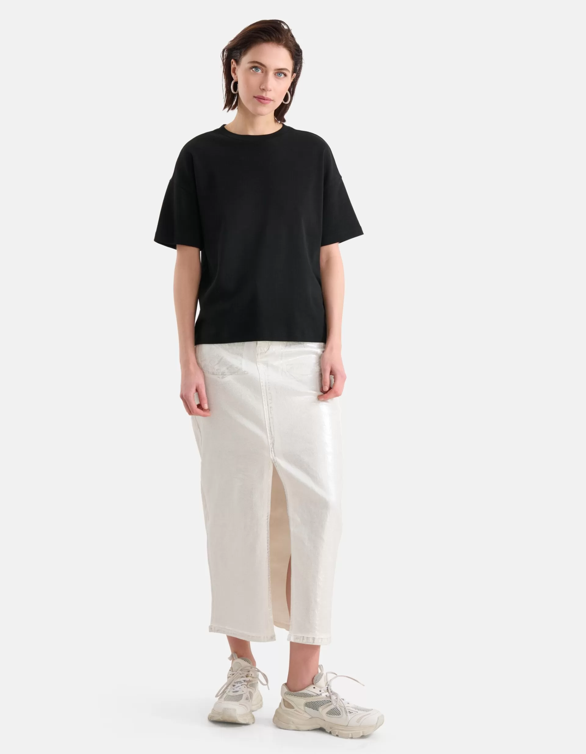 Oversized T-shirt Zwart>Shoeby Sale