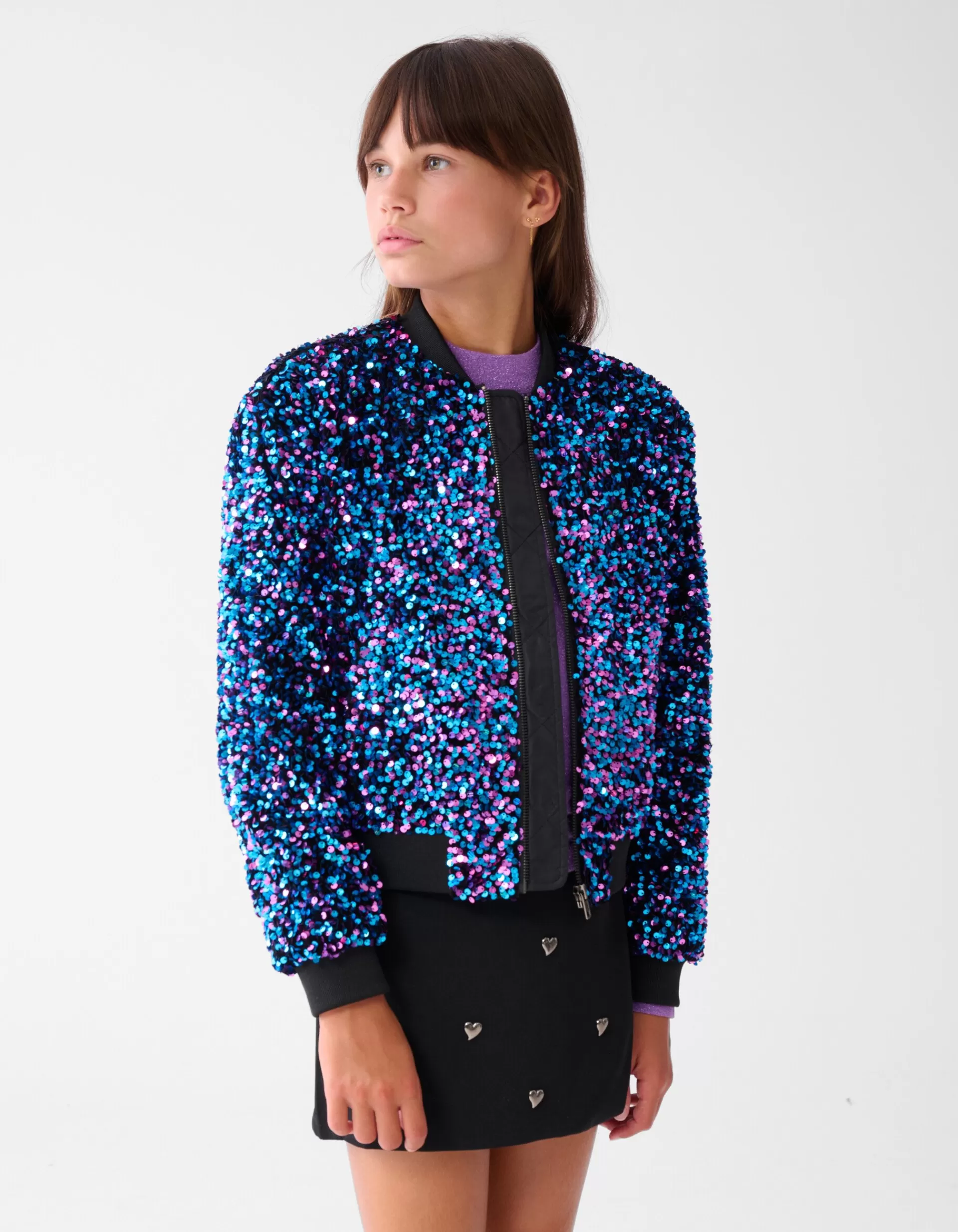 Pailletten Bomber Multicolor>Shoeby Hot