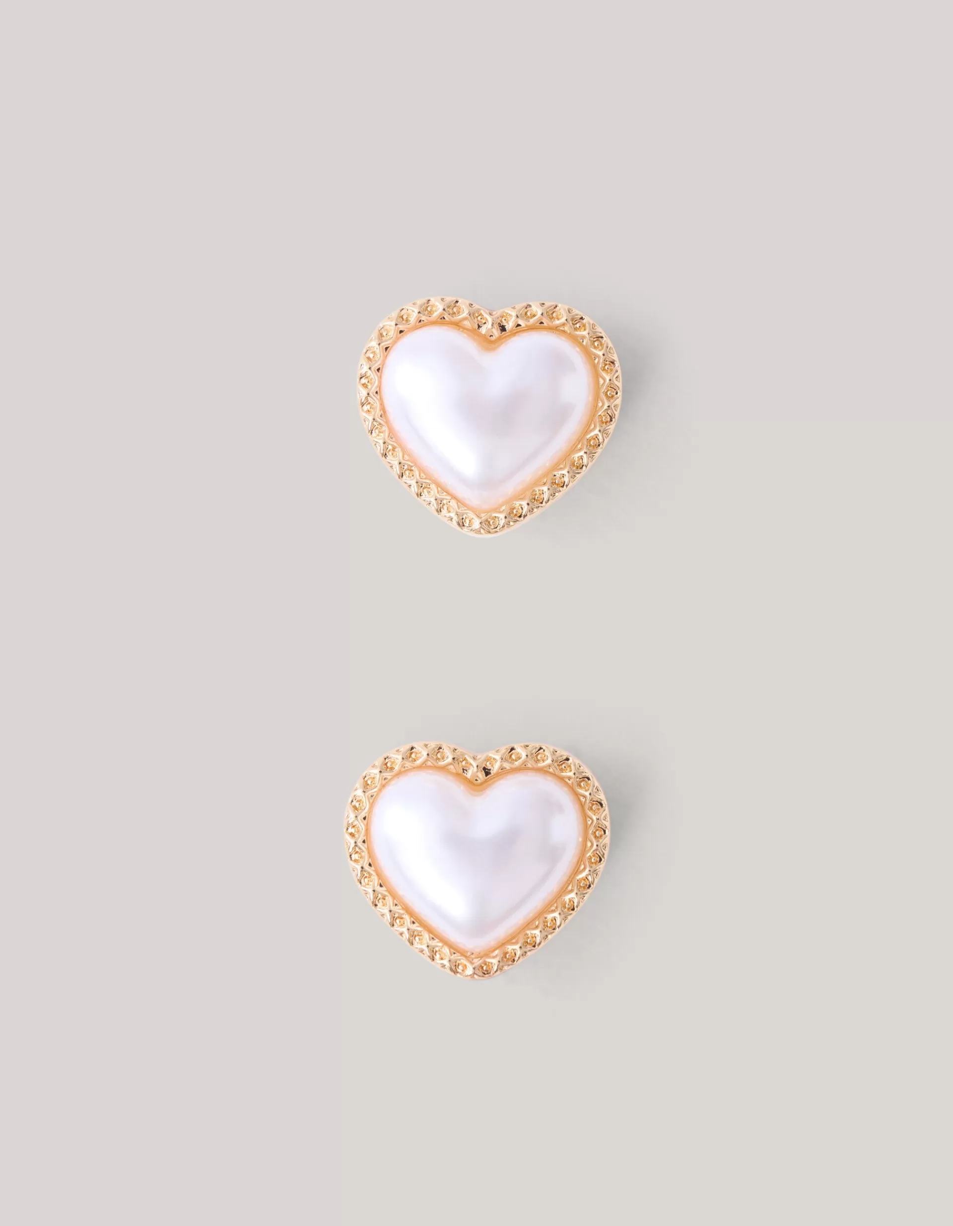 Pearl Heart Knopen Clips Goud>Shoeby Outlet