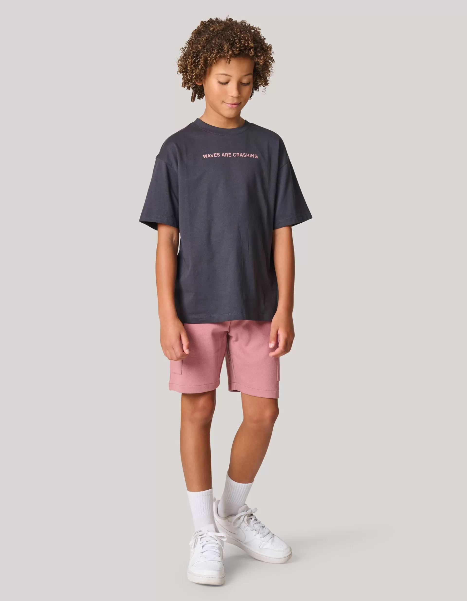 Pique Cargo Short Donkerroze>Shoeby Cheap