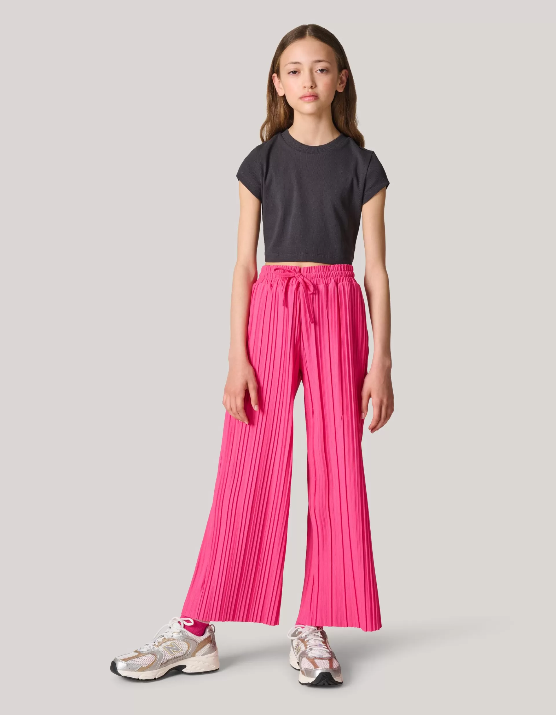 Plissé Broek Roze>Shoeby Online