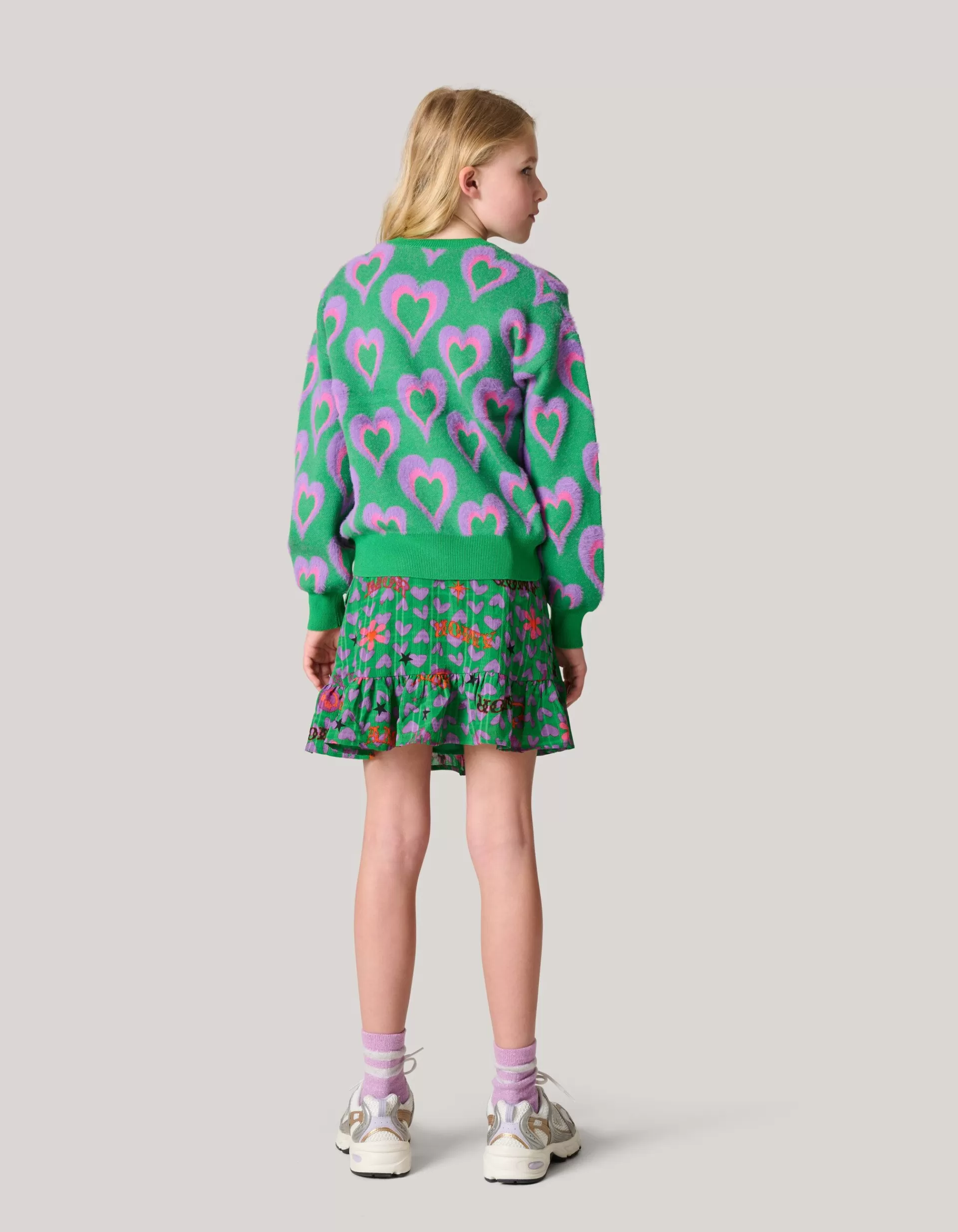 Printed Cardigan Groen>Shoeby Clearance