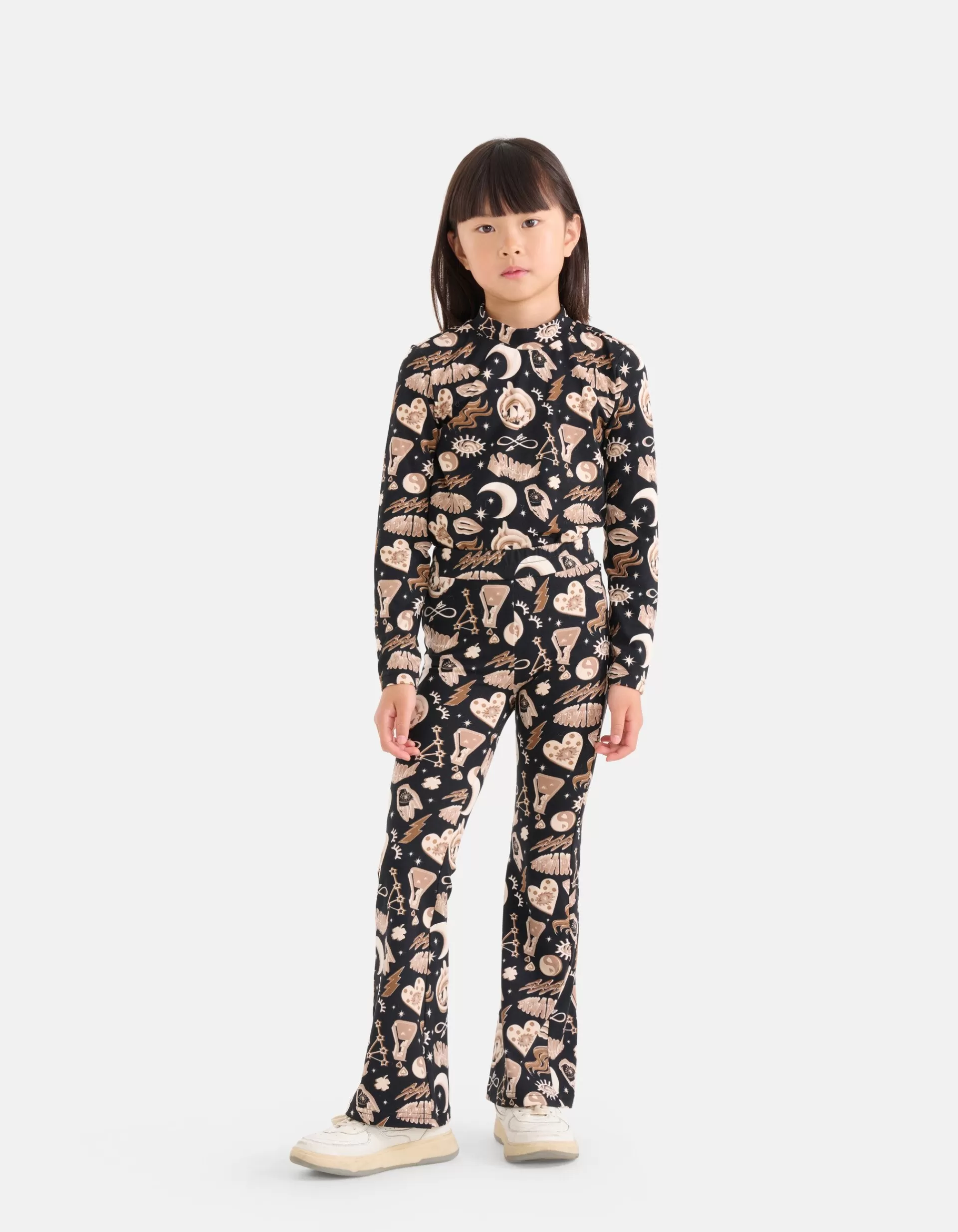 Printed Flared Broek Bruin>Shoeby Cheap