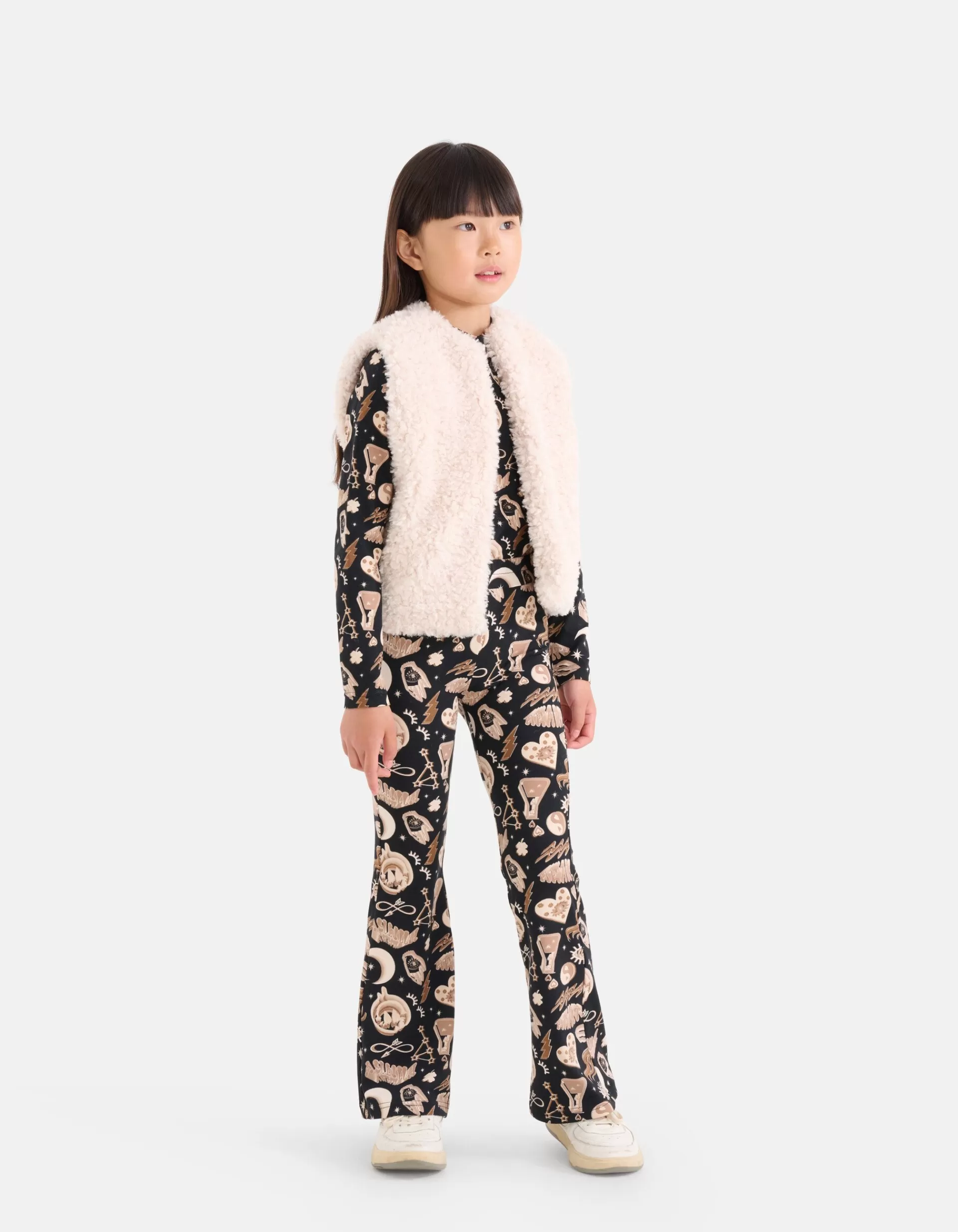 Printed Flared Broek Bruin>Shoeby Cheap