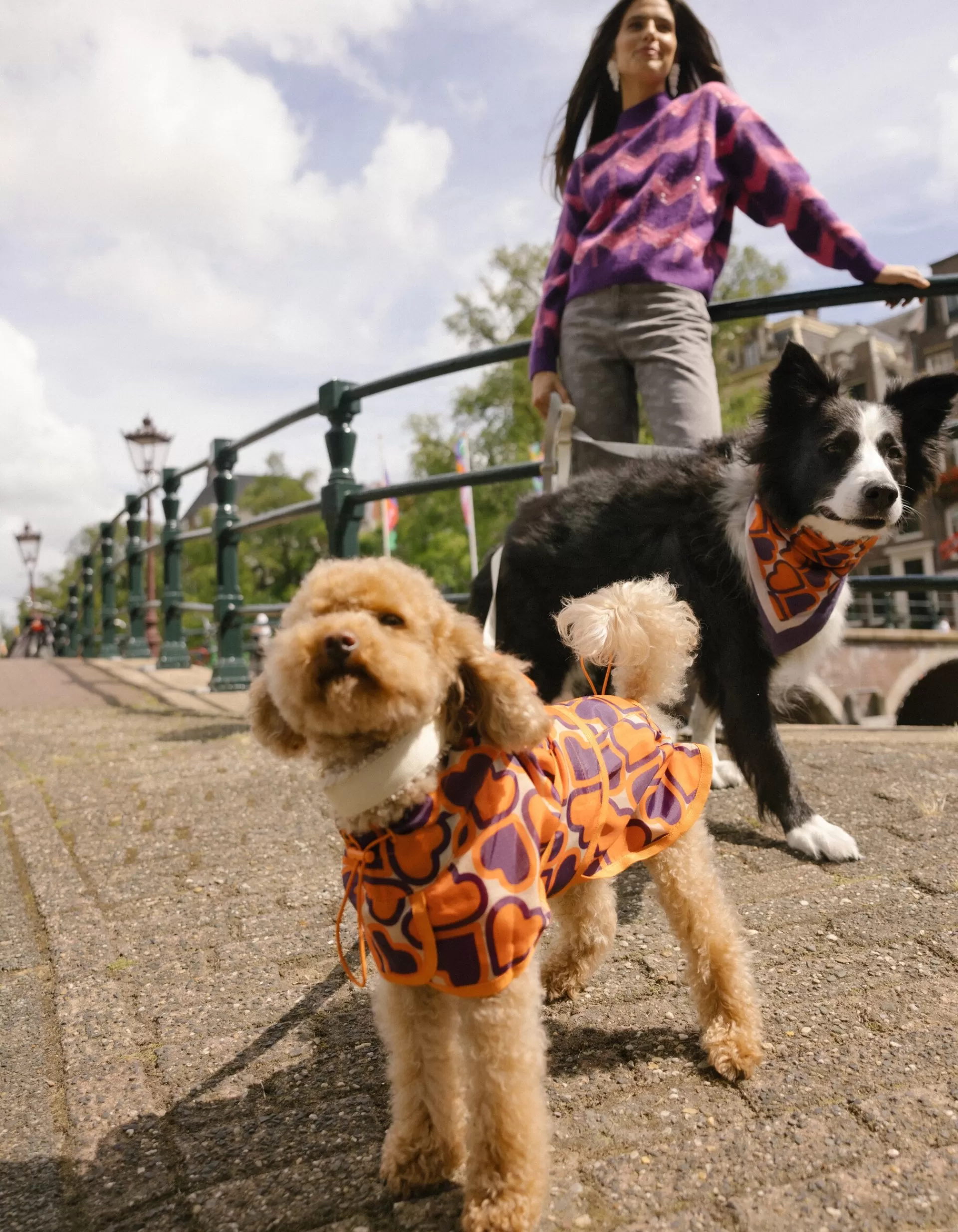 Printed Honden Regenjas Oranje By Furmey>Shoeby Store