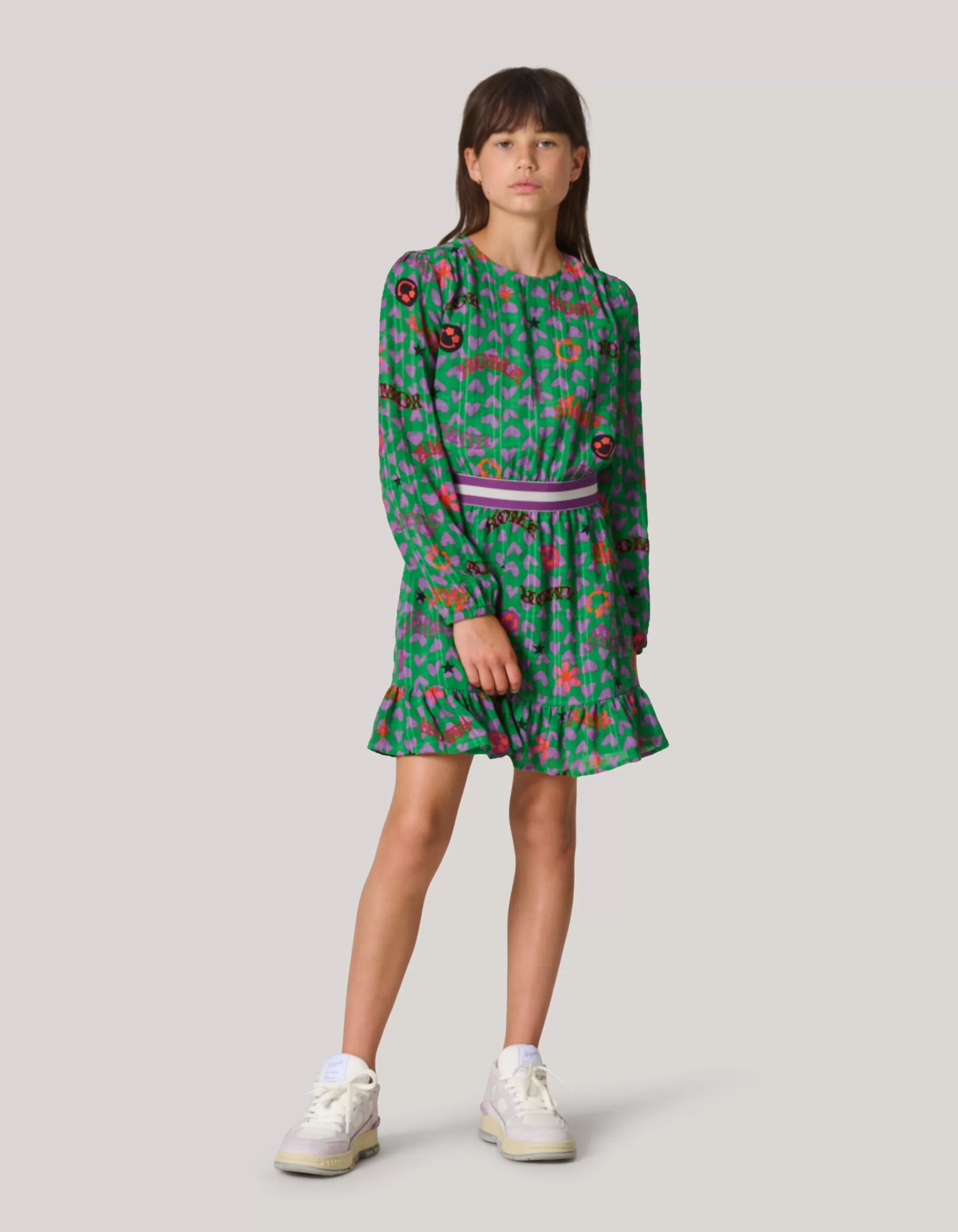 Printed Jurk Groen>Shoeby Store