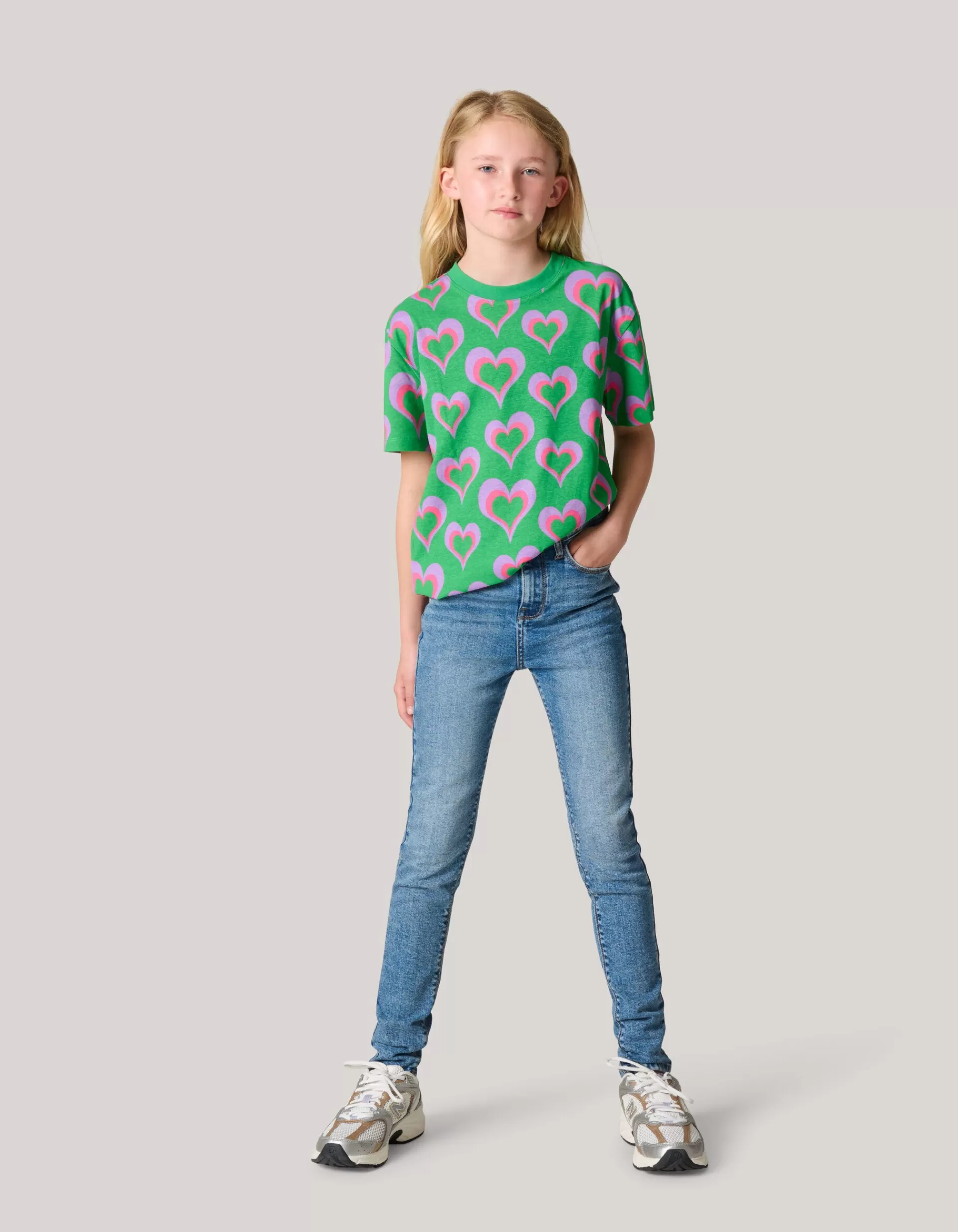 Printed T-shirt Groen>Shoeby Flash Sale