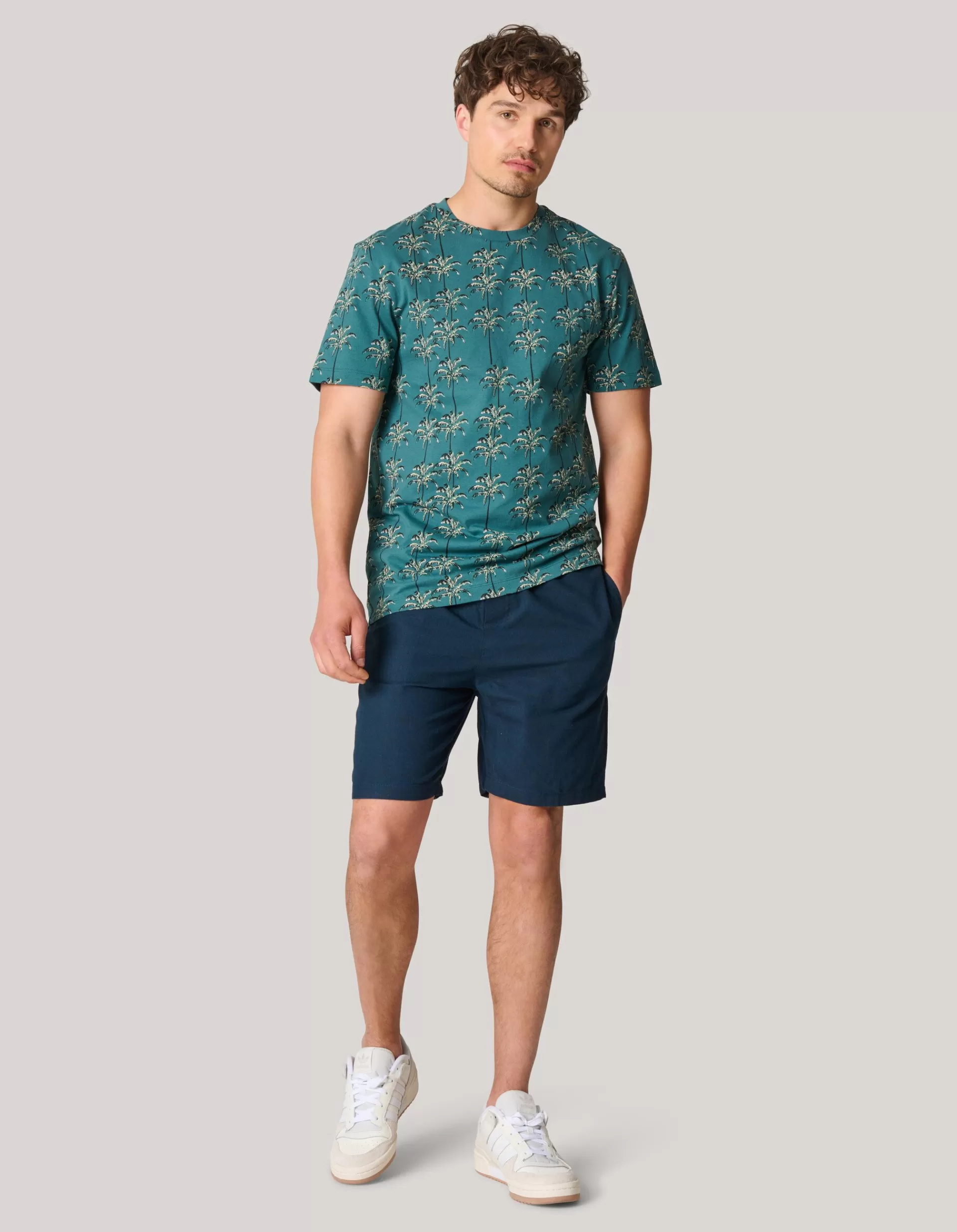 Printed T-shirt Turquoise>Shoeby Flash Sale