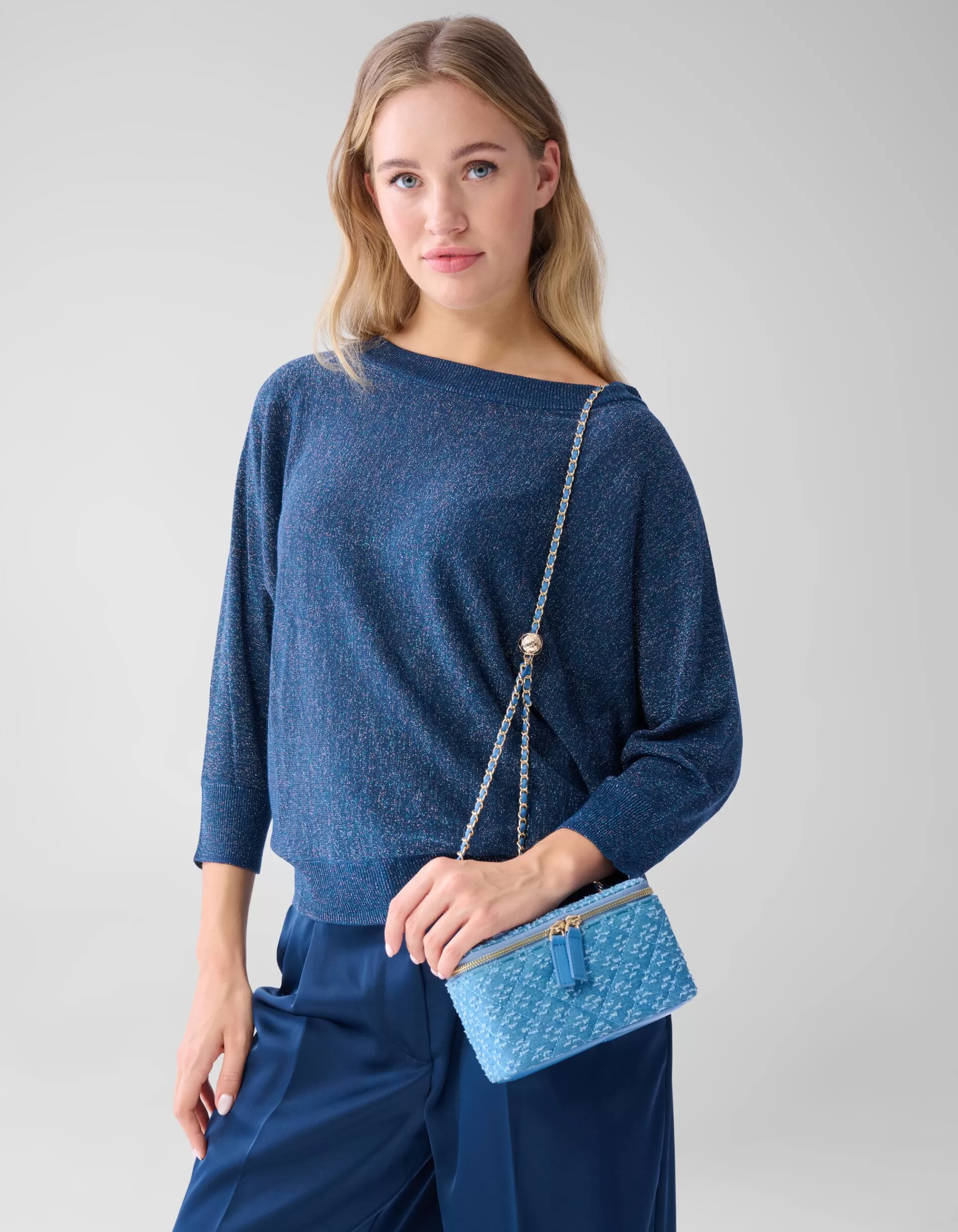 Quilted Tas Blauw>Shoeby Sale