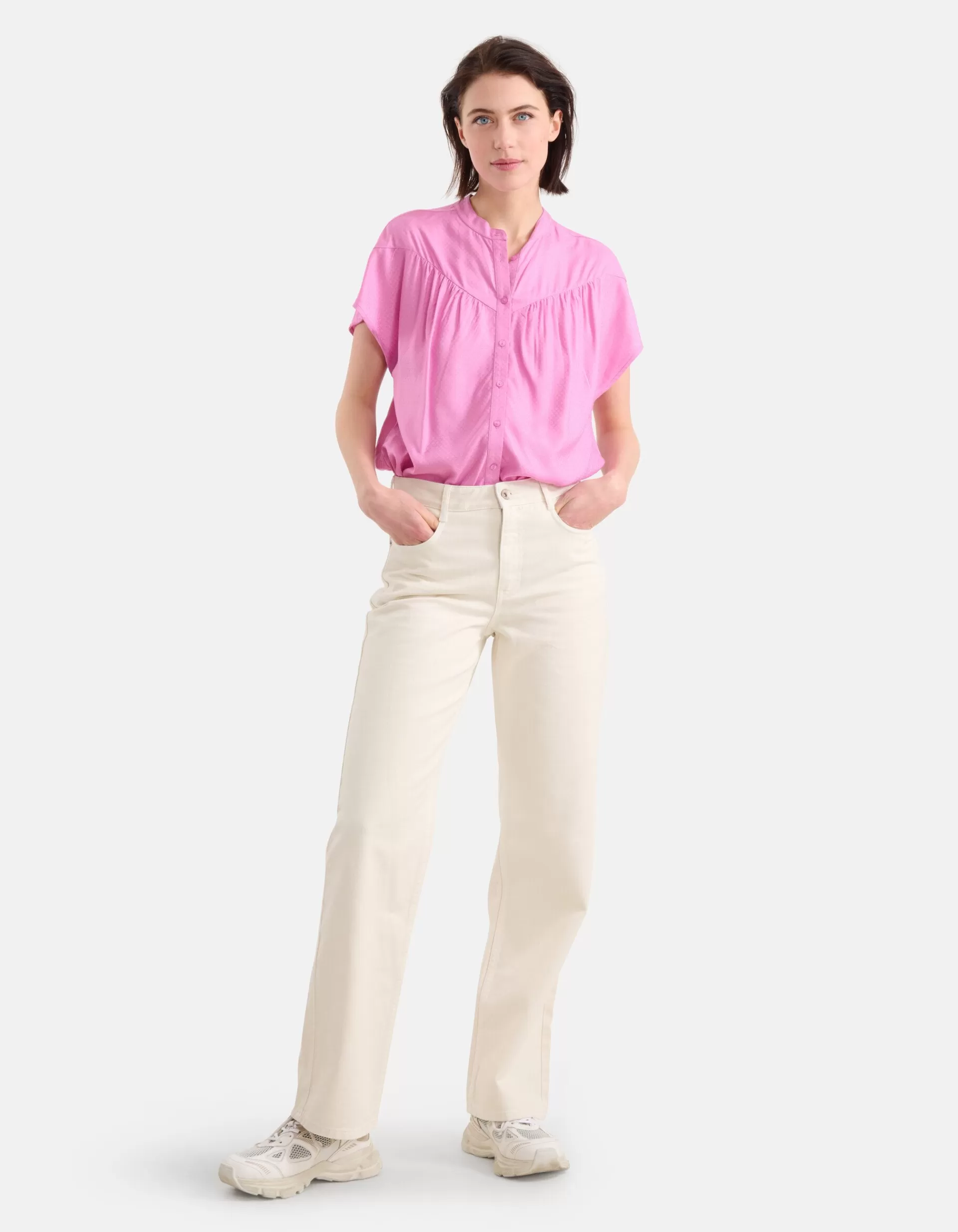 Relaxed Fit Top Roze>Shoeby Outlet