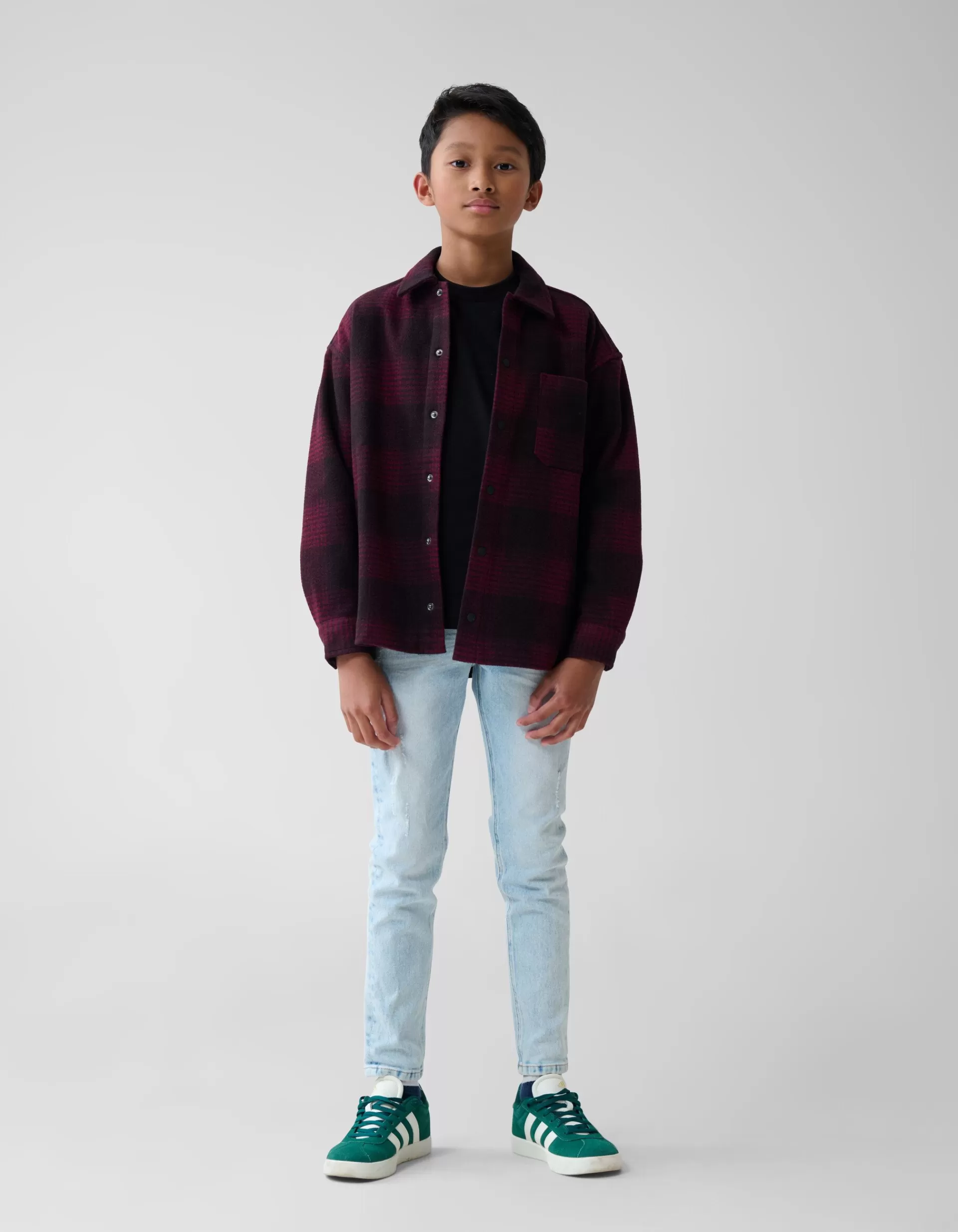 Ruiten Overshirt Donkerrood>Shoeby Best