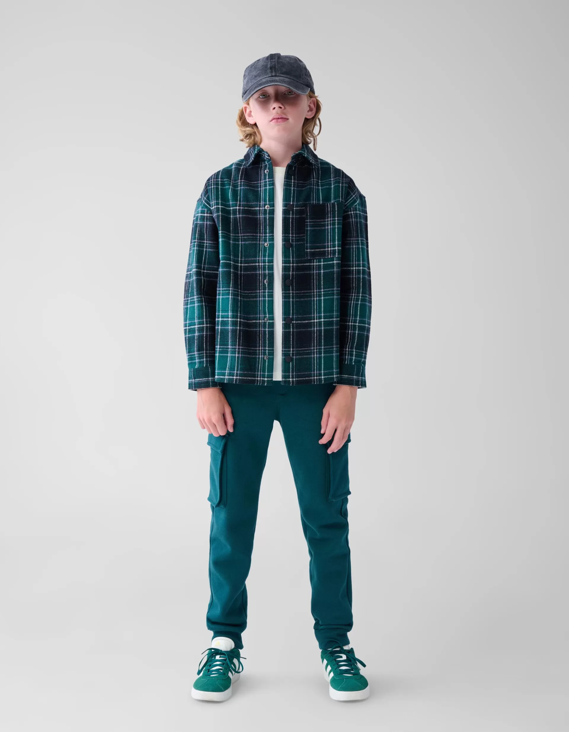 Ruiten Overshirt Groen>Shoeby Store