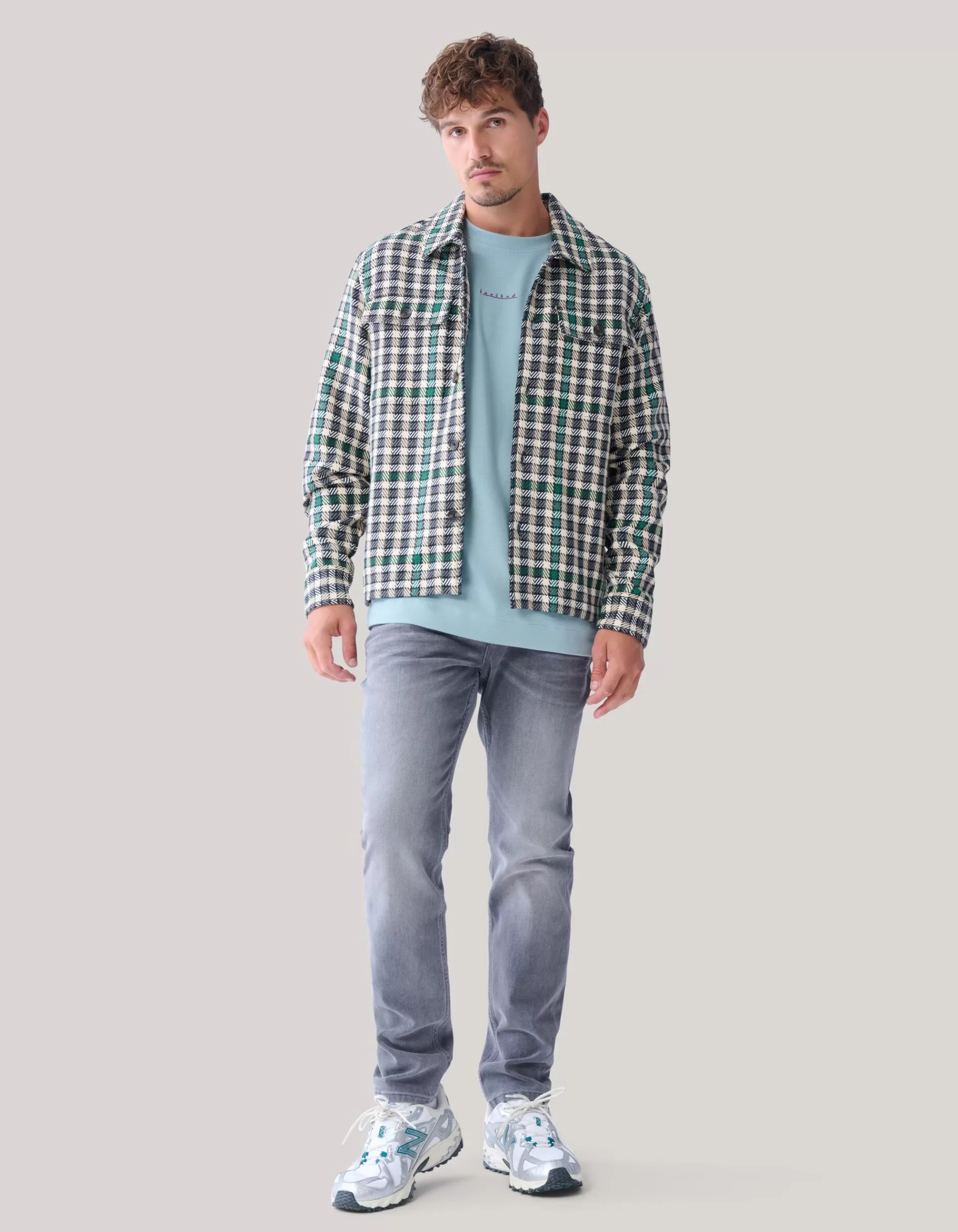 Ruiten Overshirt Groen>Shoeby Online