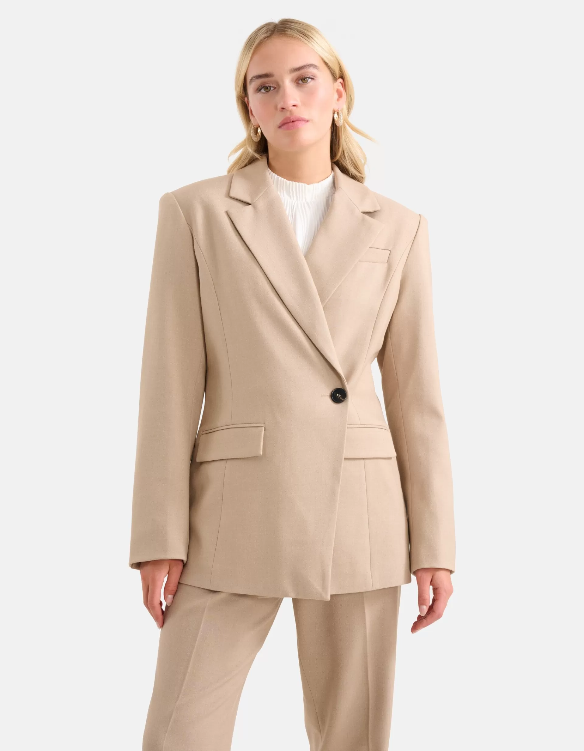 Silhouet Blazer Beige>Shoeby Sale